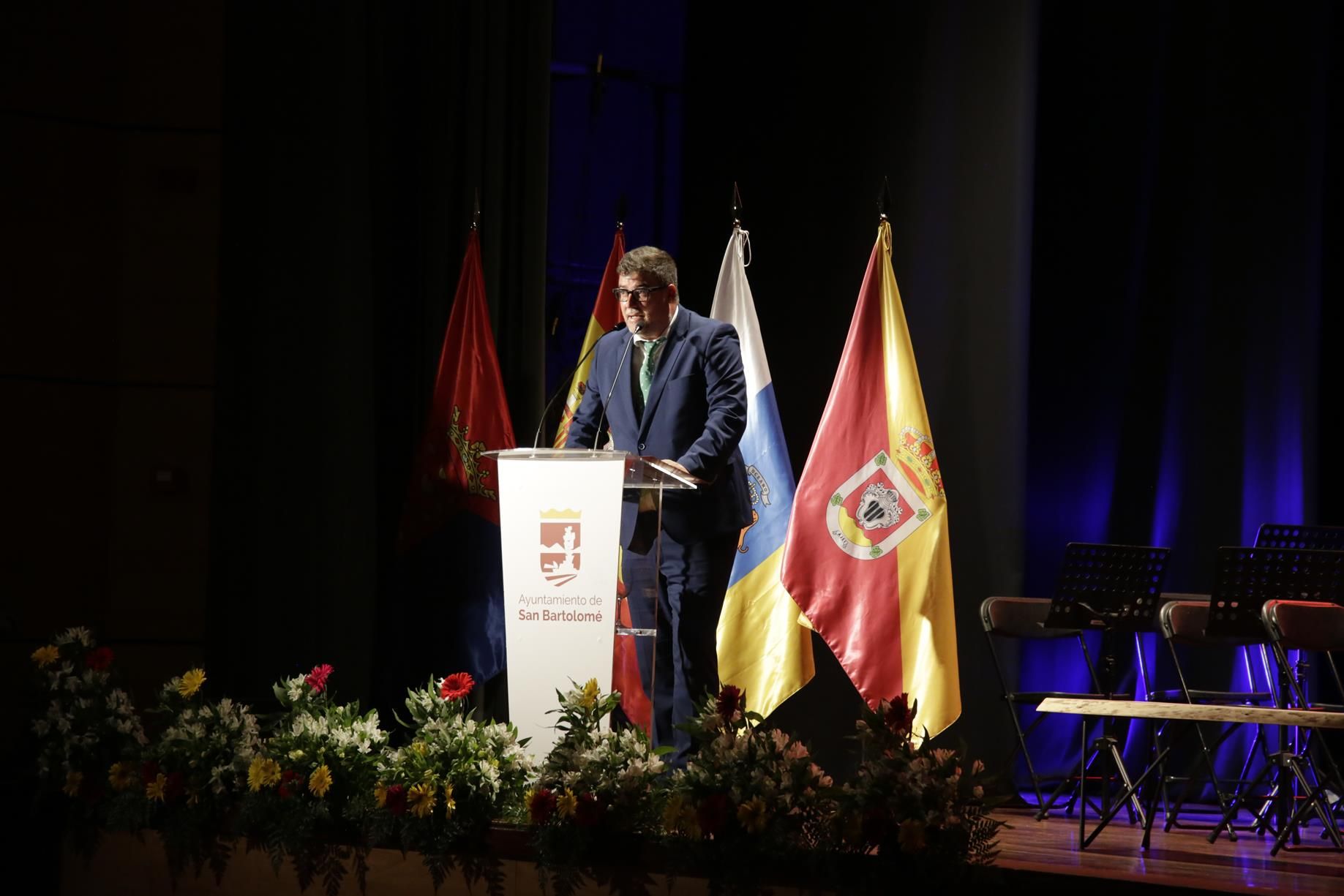 Pregón de las Fiestas de San Bartolomé. Fotos: La Voz de Lanzarote.