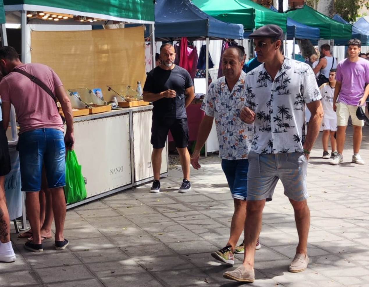 Pedro Sánchez en el Mercadilo Pedro Sánchez en el Mercadilo