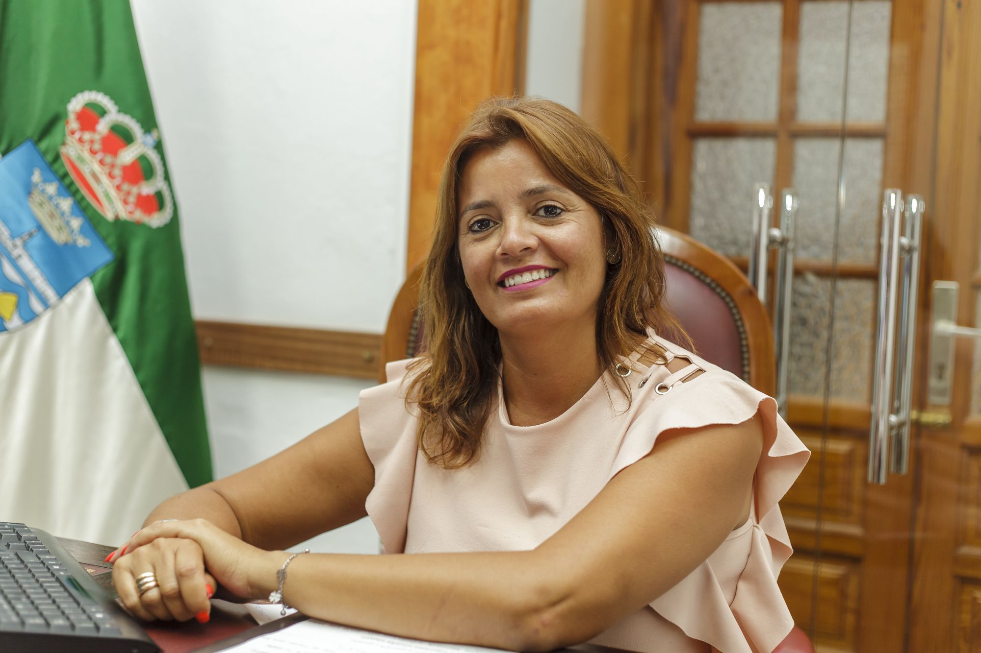 La alcaldesa de Teguise, Olivia Despacho. Foto: Ayuntamiento de Teguise.
