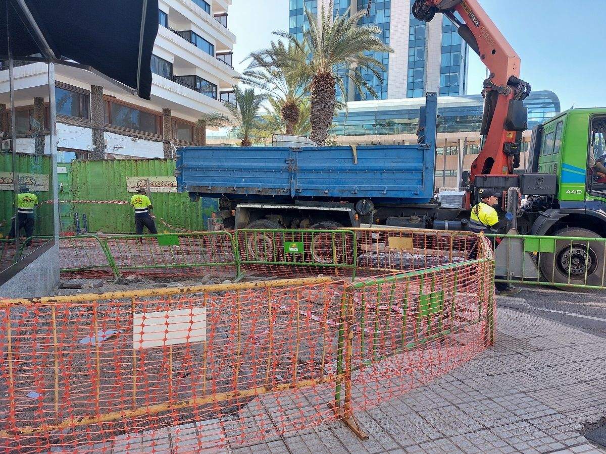Obras entorno a la Avenida Fred Olsen Obras entorno a la Avenida Fred Olsen