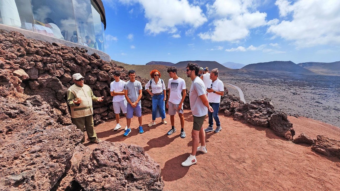 Mads Ostberg y Diego Domínguez conociendo Lanzarote antes del Rallye