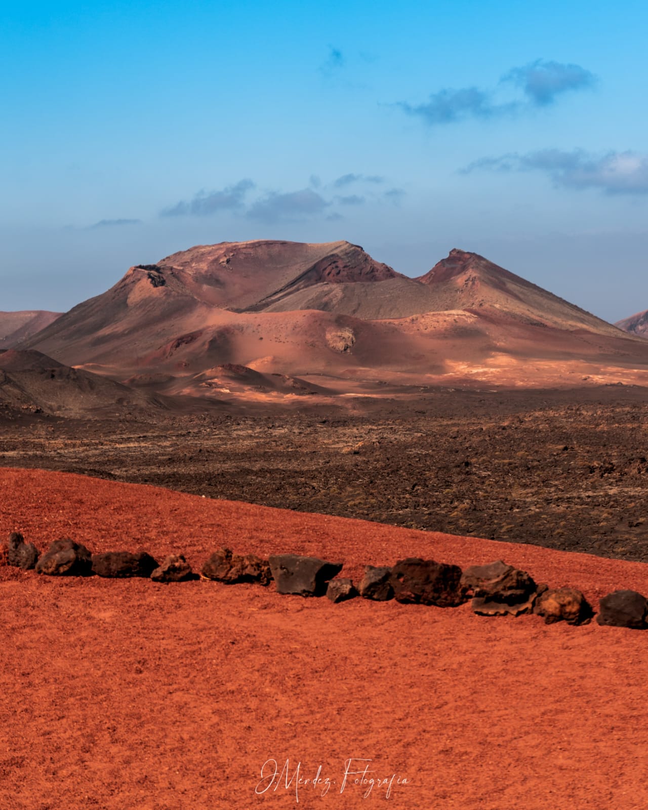 La fotografía 'Marte en la Tierra' tomada en el Parque Nacional de Timanfaya. Foto: Juan Méndez.