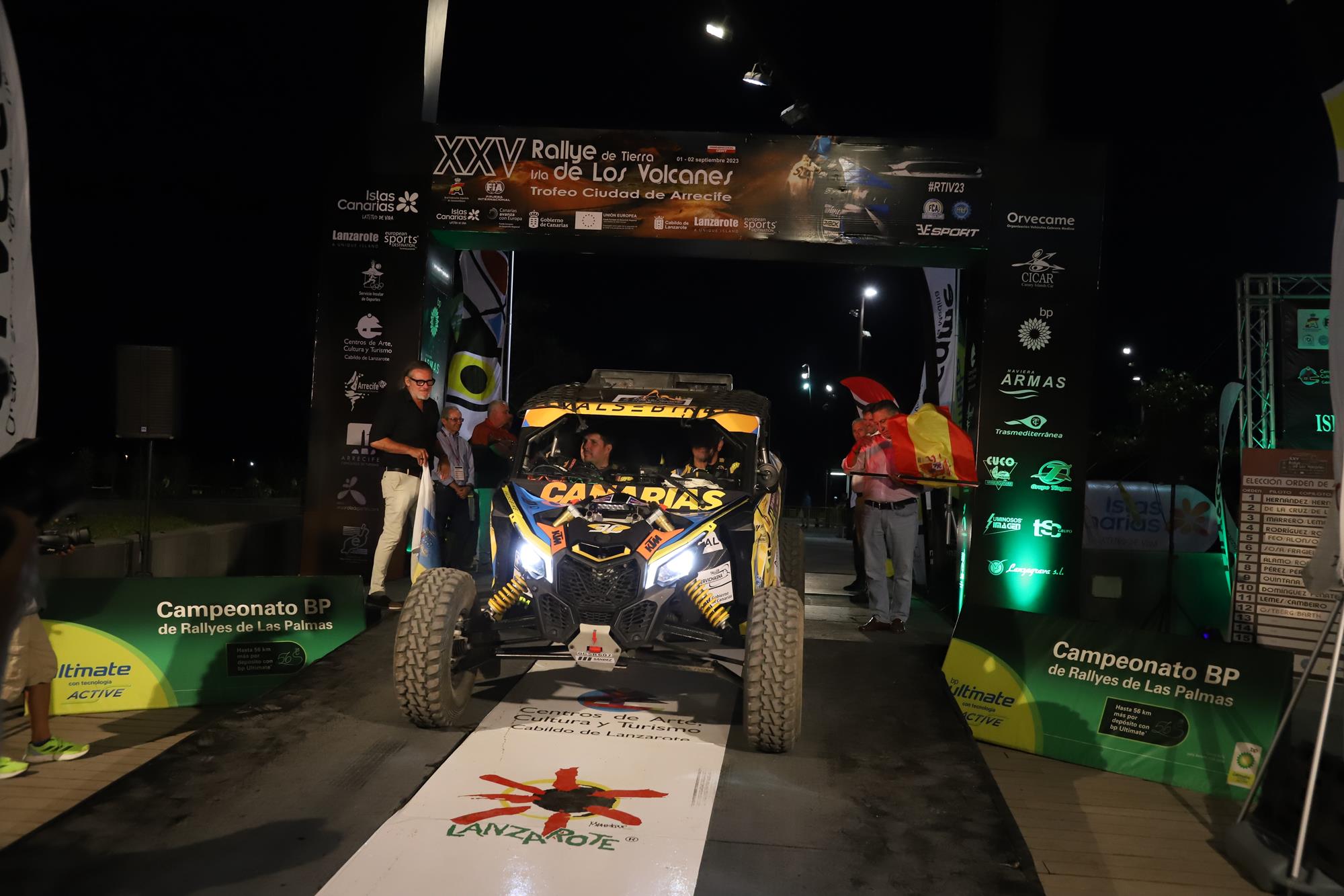 Ceremonia de salida XXV Rallye de Tierra Isla de Los Volcanes – Ciudad de Arrecife Ceremonia de salida XXV Rallye de Tierra Isla de Los Volcanes – Ciudad de Arrecife