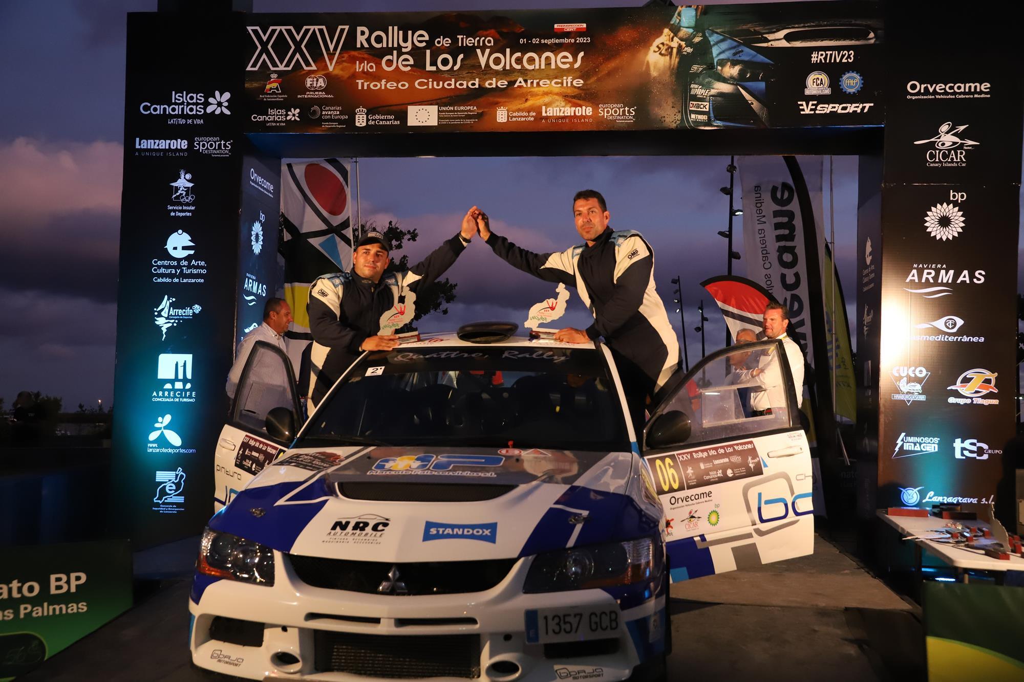 Entrega de trofeos del XXV Rallye Tierra isla de los Volcanes Entrega de trofeos del XXV Rallye Tierra isla de los Volcanes