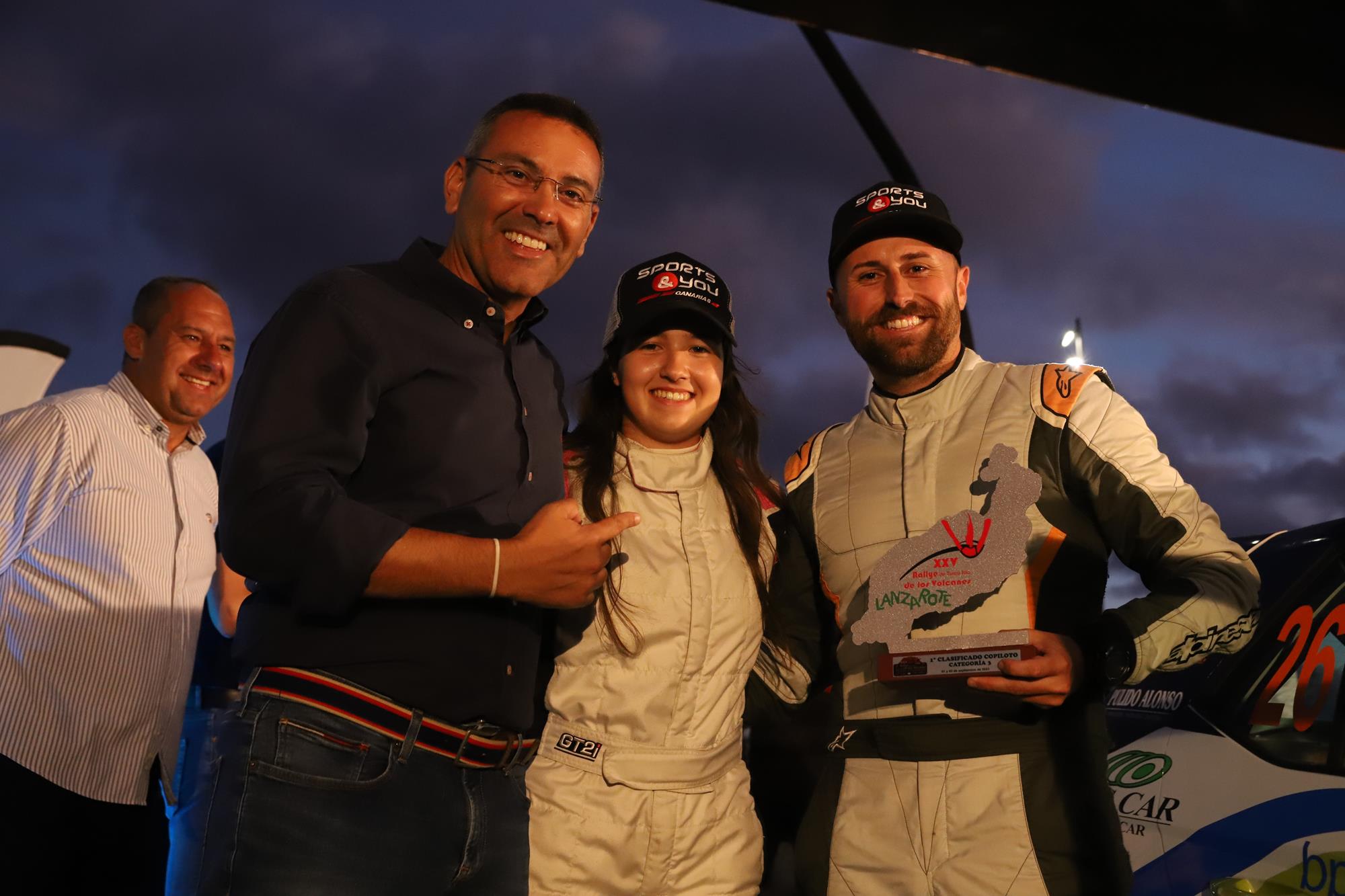 Entrega de trofeos del XXV Rallye Tierra isla de los Volcanes Entrega de trofeos del XXV Rallye Tierra isla de los Volcanes