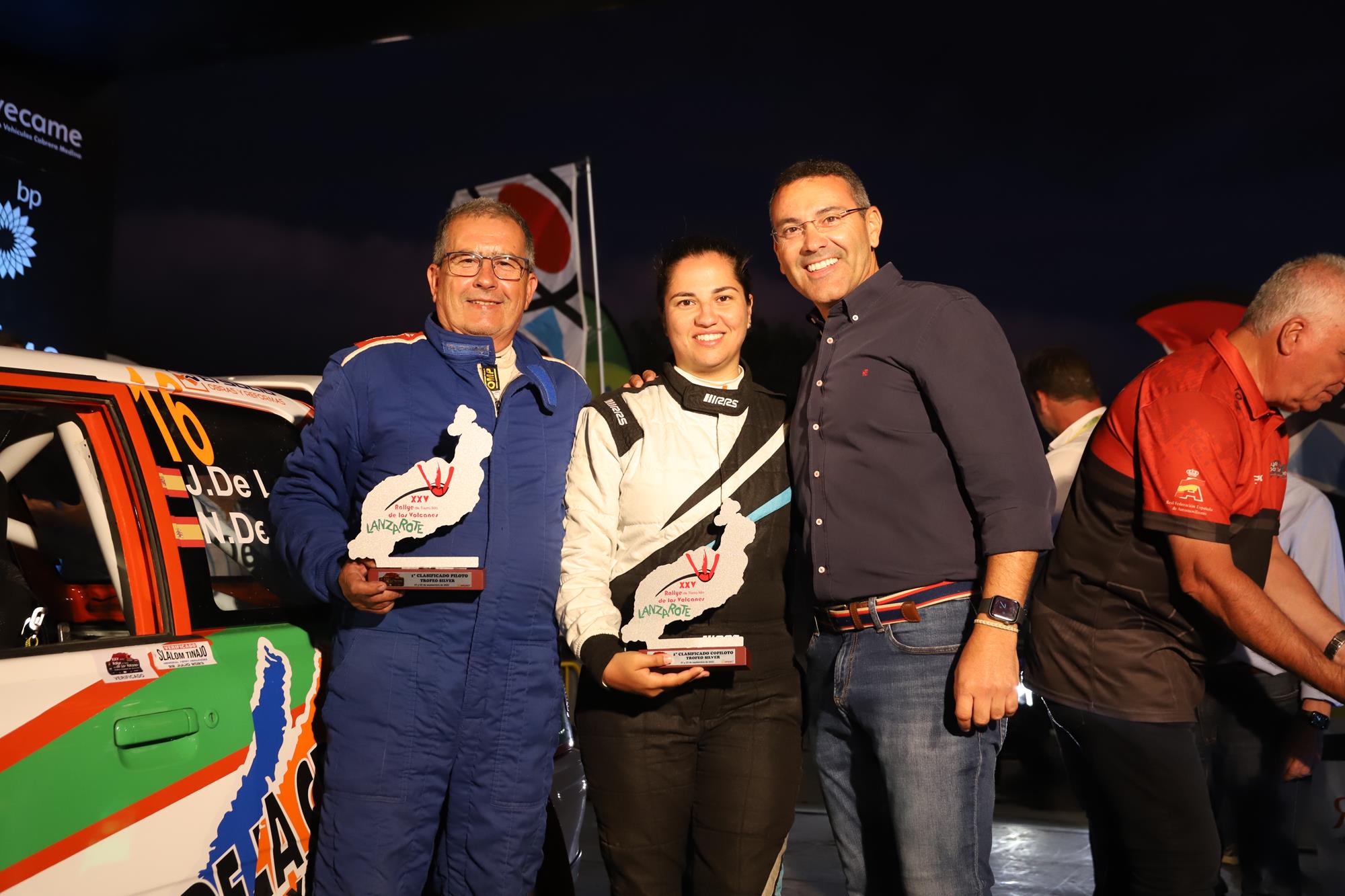 Entrega de trofeos del XXV Rallye Tierra isla de los Volcanes Entrega de trofeos del XXV Rallye Tierra isla de los Volcanes