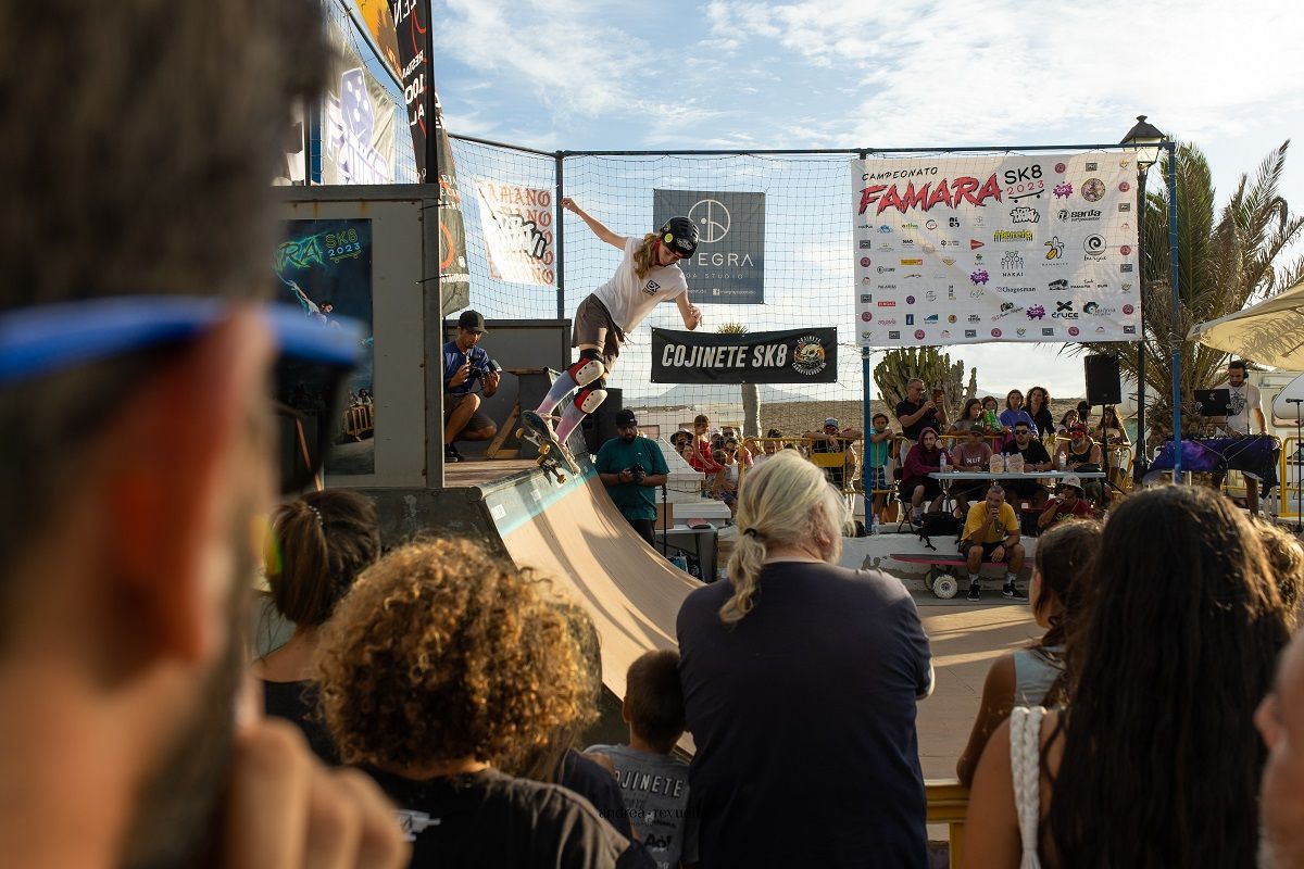 Campeonato de skate en Famara