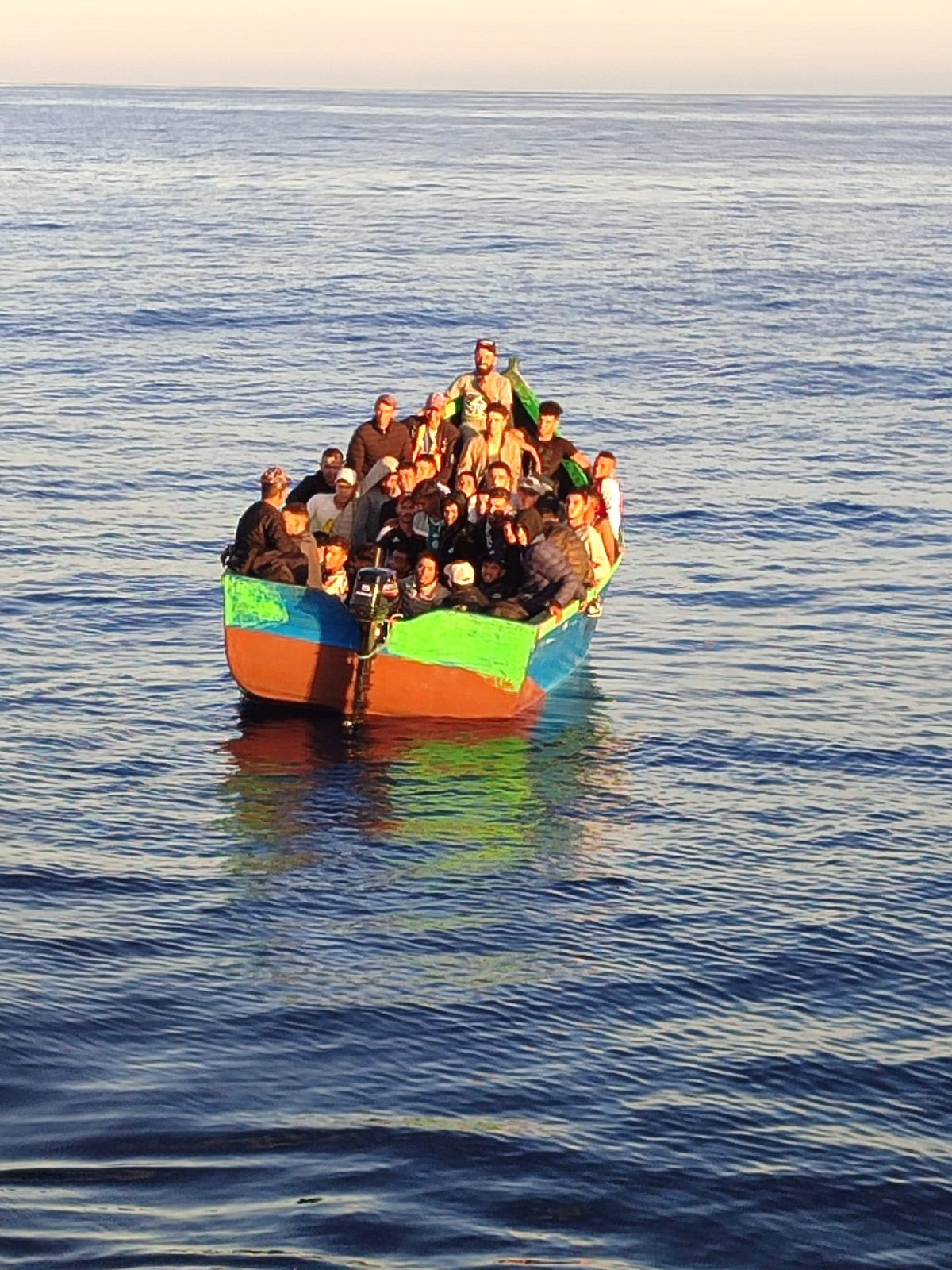 La embarcación localizada a unas 14 millas náuticas al noreste de Arrecife