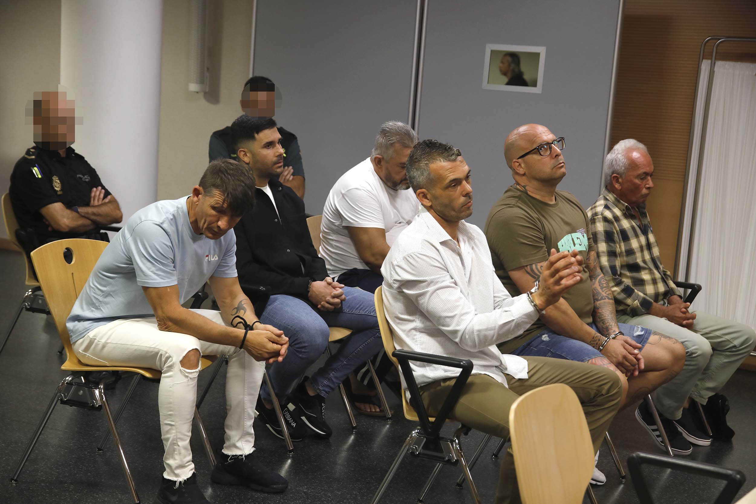 Juicio contra los siete acusados de asaltar una casa en San Bartolomé (Fotos: José Luis Carrasco)