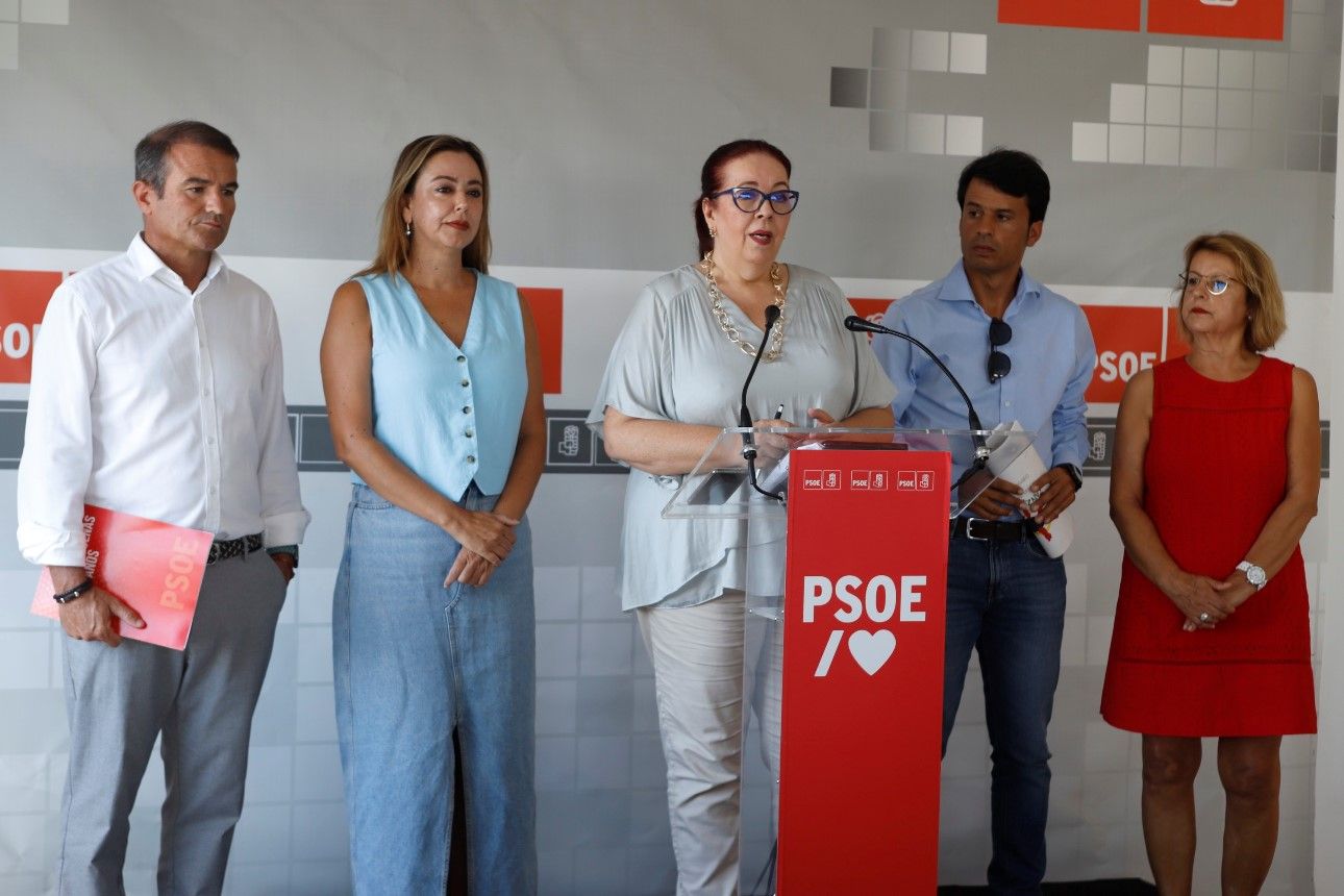 Rueda de prensa del PSOE sobre Educación