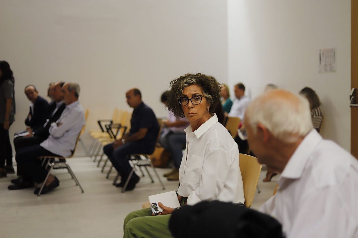 Isabel Déniz y Felipe Fernández Camero durante el juicio del Caso Jable (Foto: Andrea Domínguez)