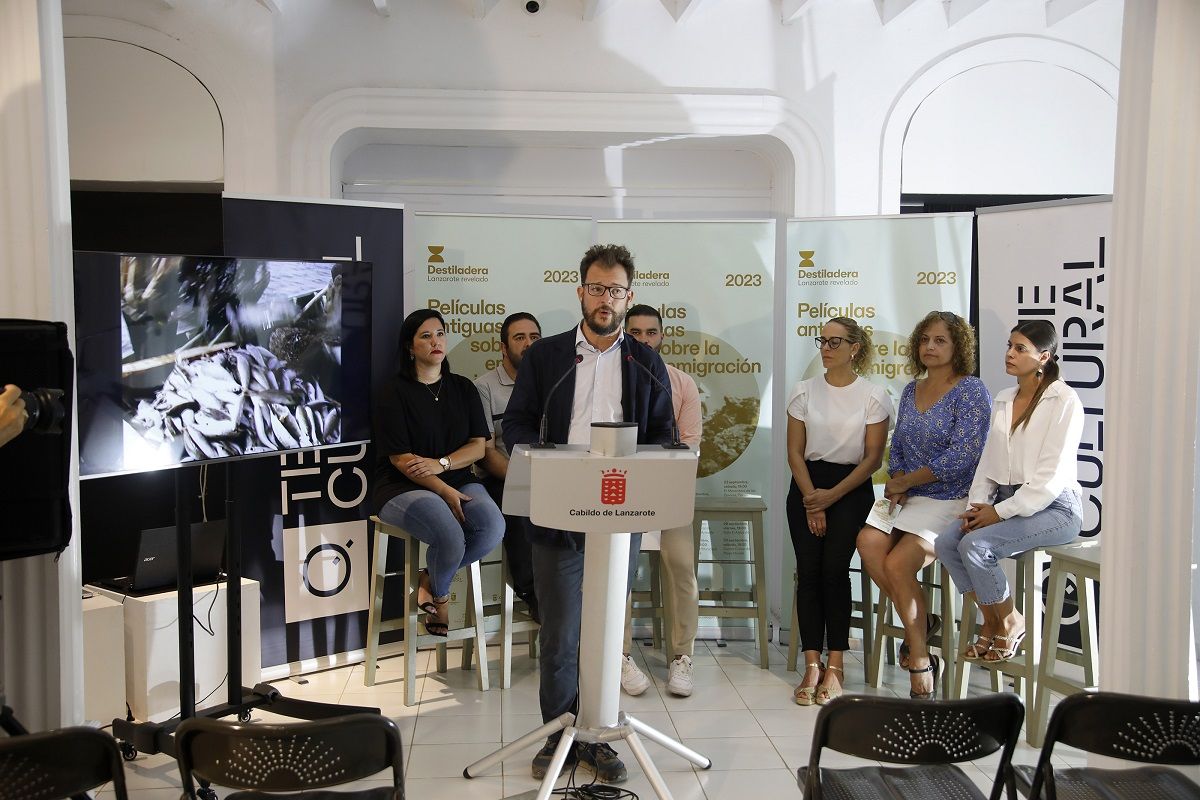 Presentación en rueda de prensa de la segunda edición de 'Destiladera. Lanzarote revelado'  (Foto: Juan Mateos)