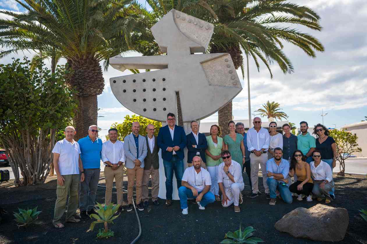 Inauguración de la escultura ALISIO en Playa Honda