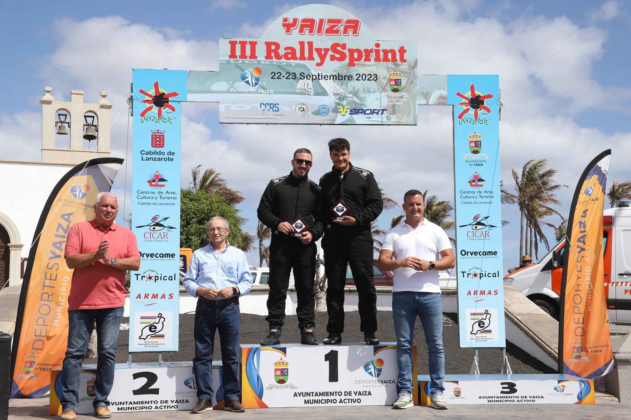Entrega de trofeos del III Rally Sprint Yaiza Entrega de trofeos del III Rally Sprint Yaiza