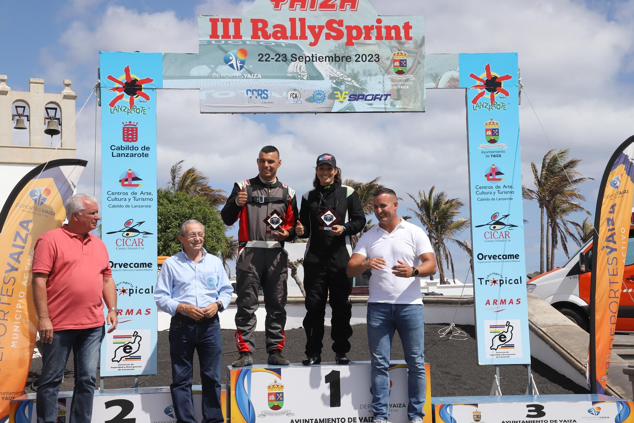 Entrega de trofeos del III Rally Sprint Yaiza Entrega de trofeos del III Rally Sprint Yaiza