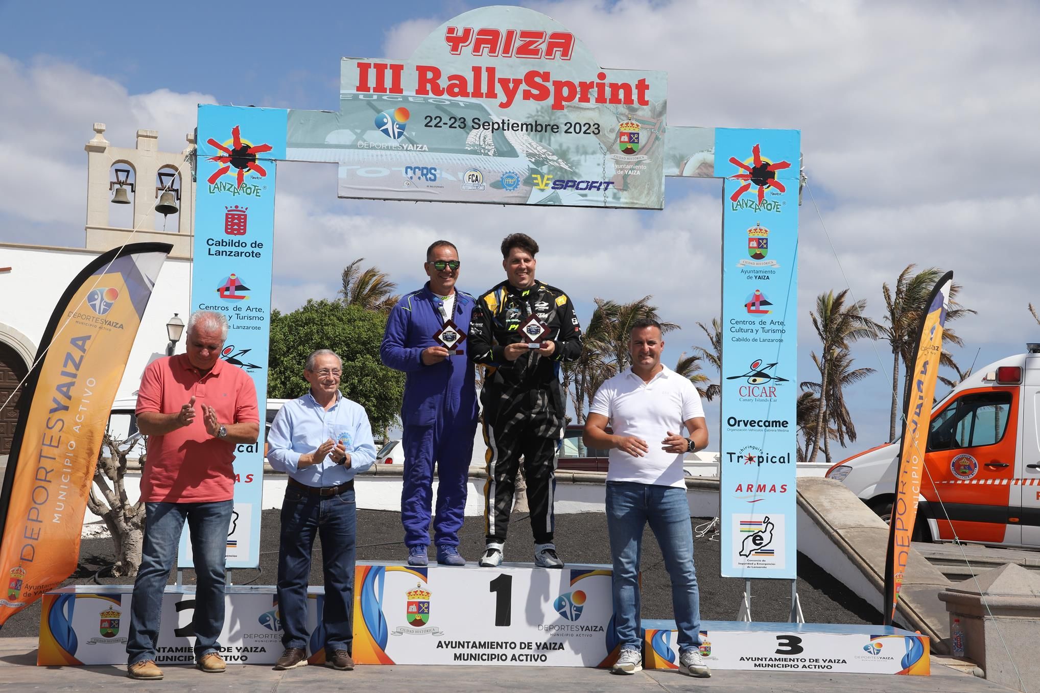 Entrega de trofeos del III Rally Sprint Yaiza Entrega de trofeos del III Rally Sprint Yaiza