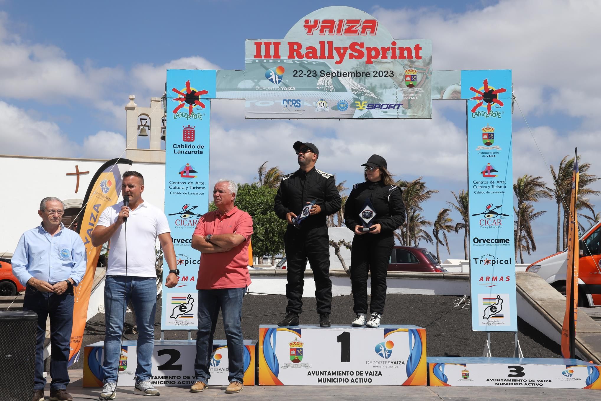Entrega de trofeos del III Rally Sprint Yaiza Entrega de trofeos del III Rally Sprint Yaiza