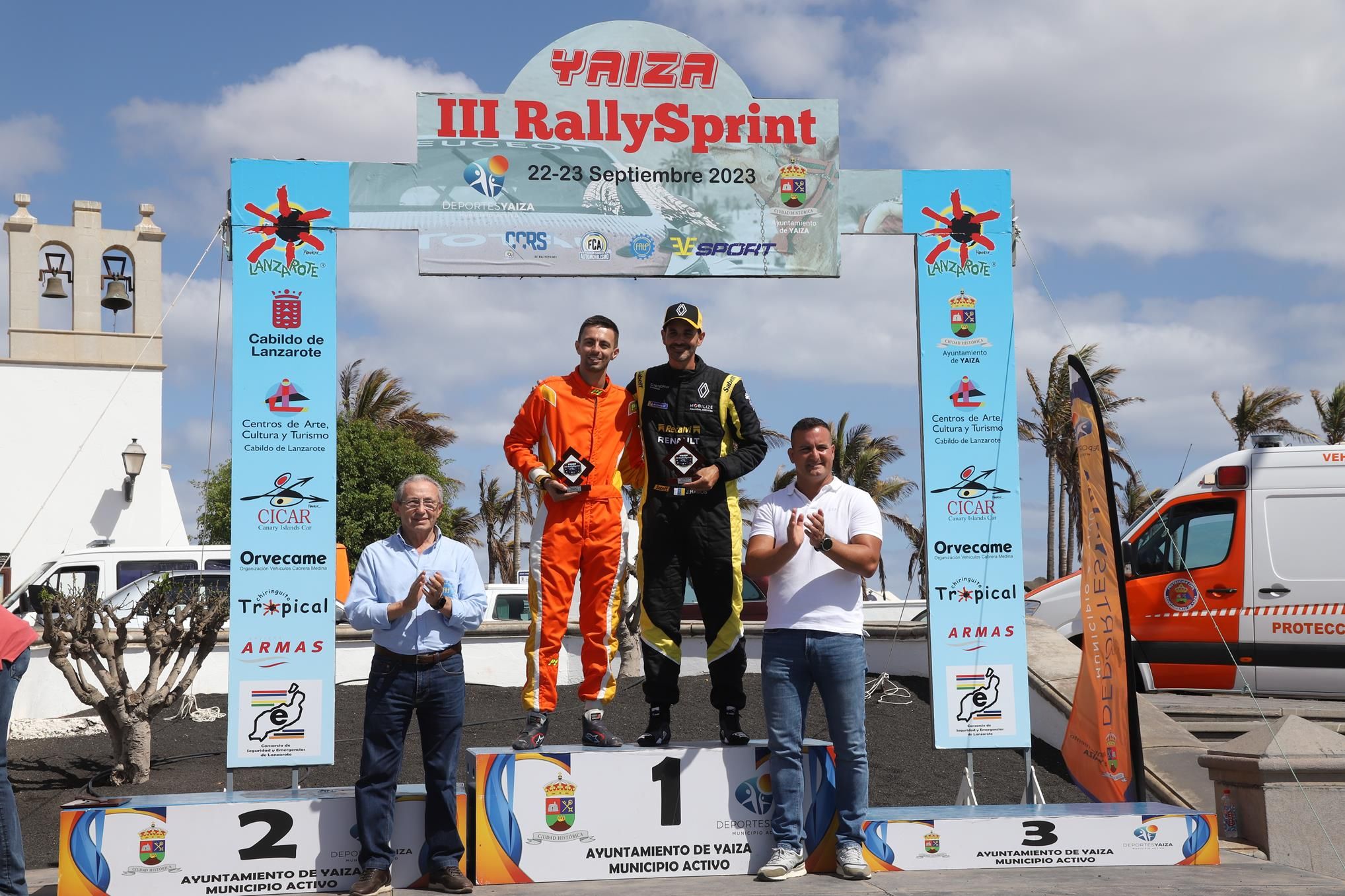 Entrega de trofeos del III Rally Sprint Yaiza Entrega de trofeos del III Rally Sprint Yaiza
