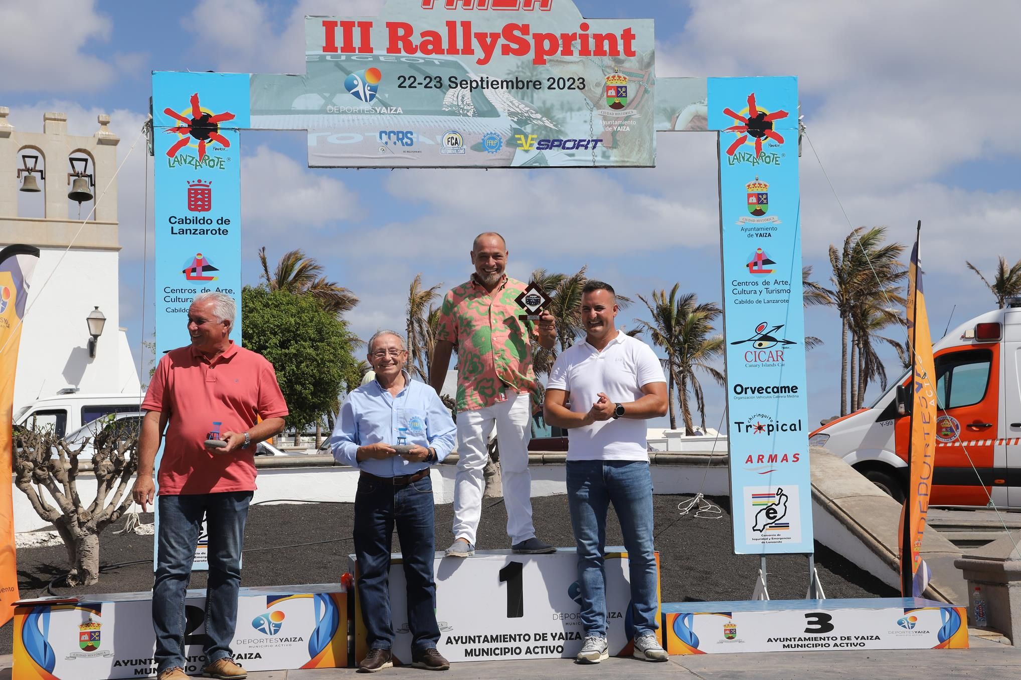 Entrega de trofeos del III Rally Sprint Yaiza Entrega de trofeos del III Rally Sprint Yaiza
