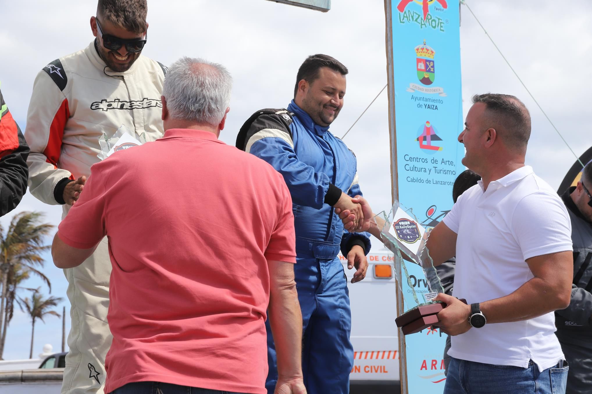 Entrega de trofeos del III Rally Sprint Yaiza Entrega de trofeos del III Rally Sprint Yaiza