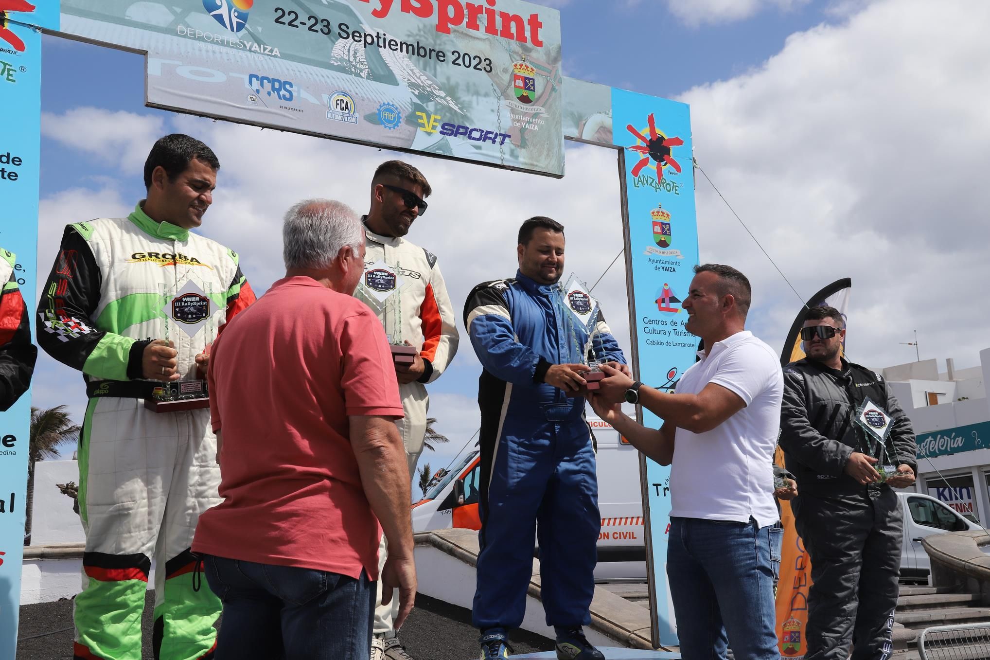 Entrega de trofeos del III Rally Sprint Yaiza Entrega de trofeos del III Rally Sprint Yaiza