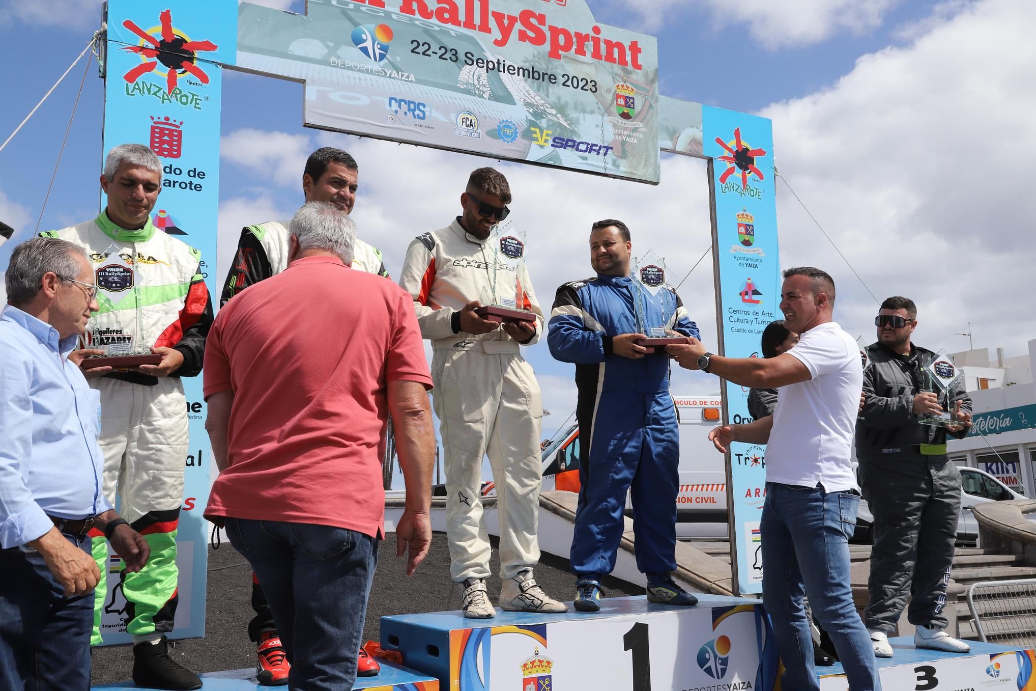 Entrega de trofeos del III Rally Sprint Yaiza Entrega de trofeos del III Rally Sprint Yaiza