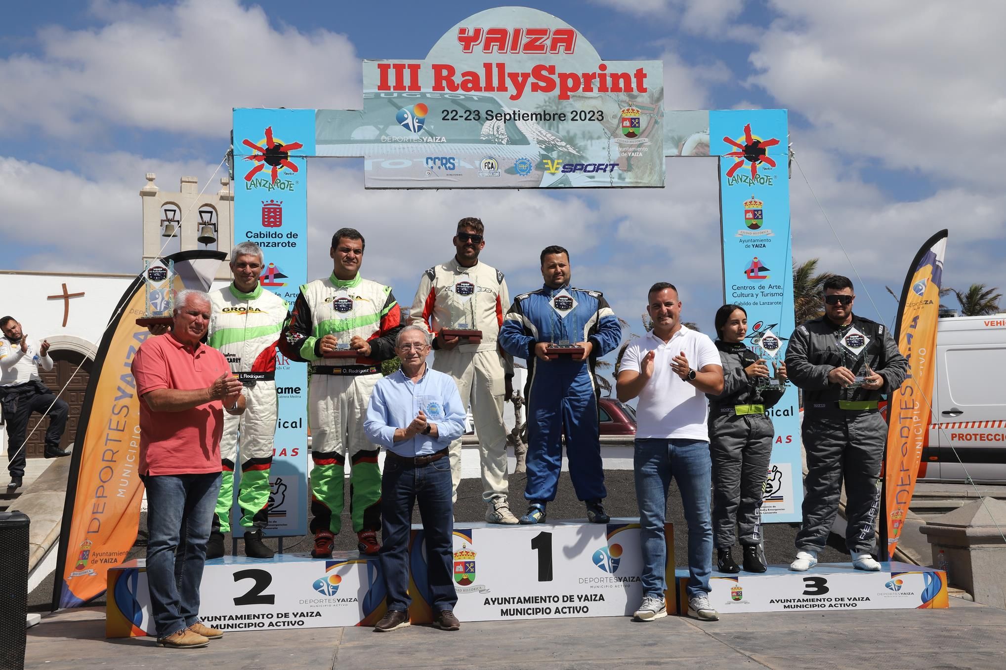 Entrega de trofeos del III Rally Sprint Yaiza Entrega de trofeos del III Rally Sprint Yaiza