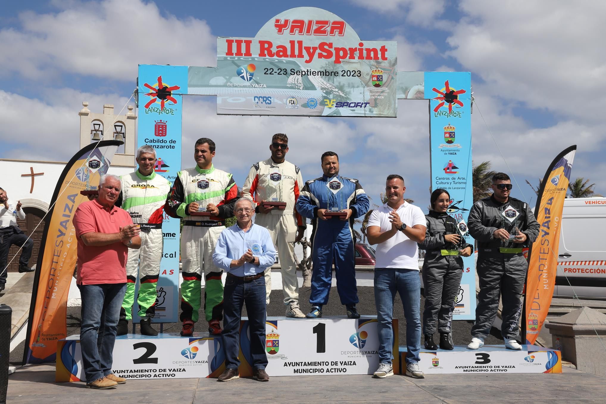 Entrega de trofeos del III Rally Sprint Yaiza Entrega de trofeos del III Rally Sprint Yaiza