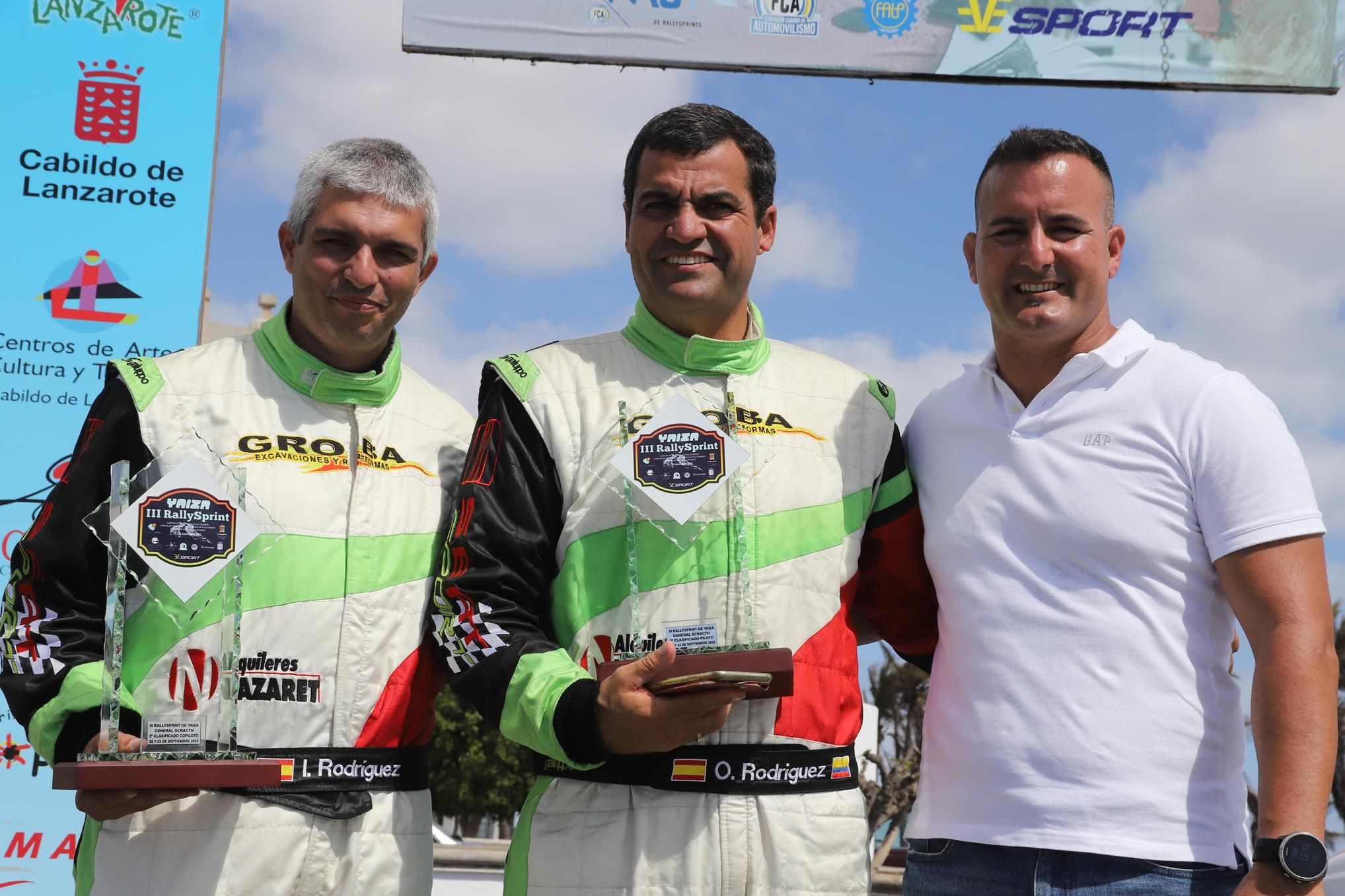 Entrega de trofeos del III Rally Sprint Yaiza Entrega de trofeos del III Rally Sprint Yaiza