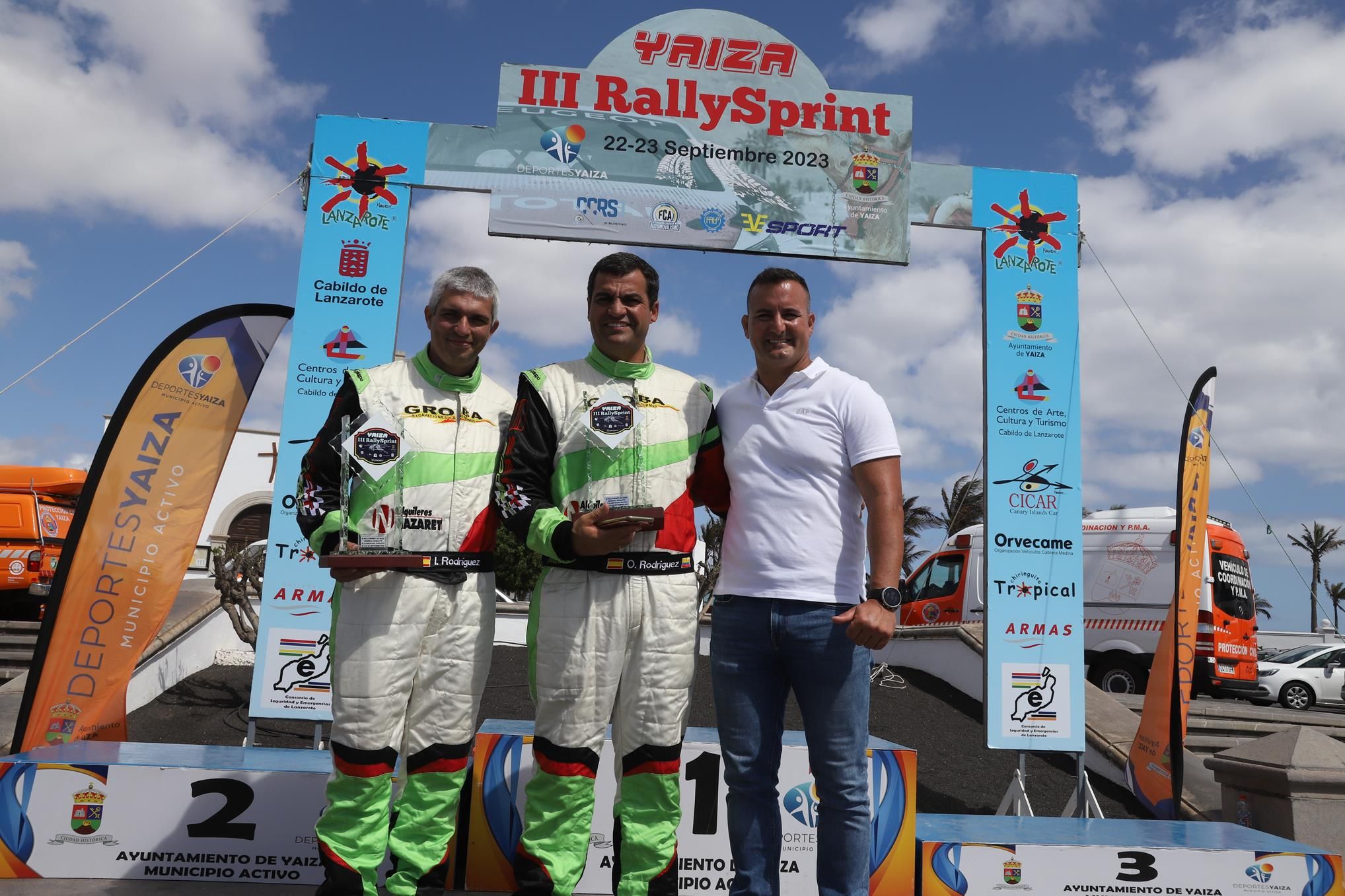 Entrega de trofeos del III Rally Sprint Yaiza Entrega de trofeos del III Rally Sprint Yaiza