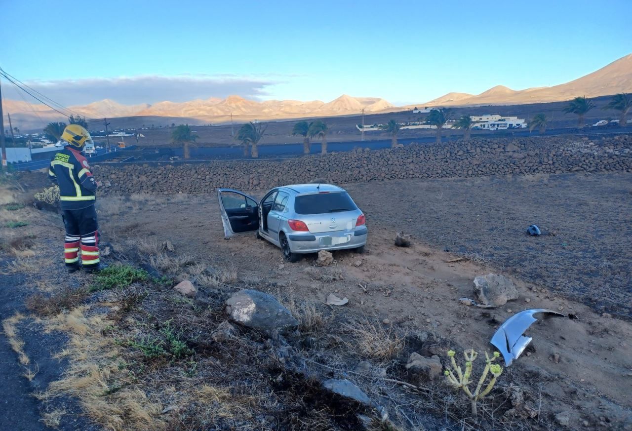 Accidente cerca de Puerto Calero