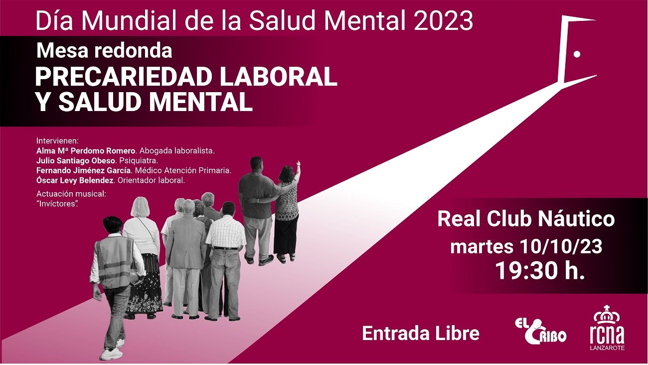 Cartel Charla Salud Mental 