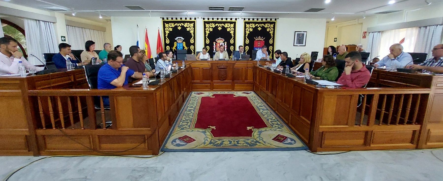 Imagen de la sesión plenaria del Ayuntamiento de Arrecife de este viernes 