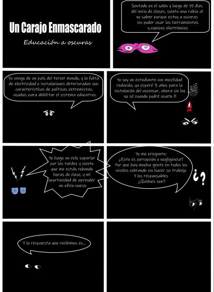 Viñeta 'Pancho sin luz'