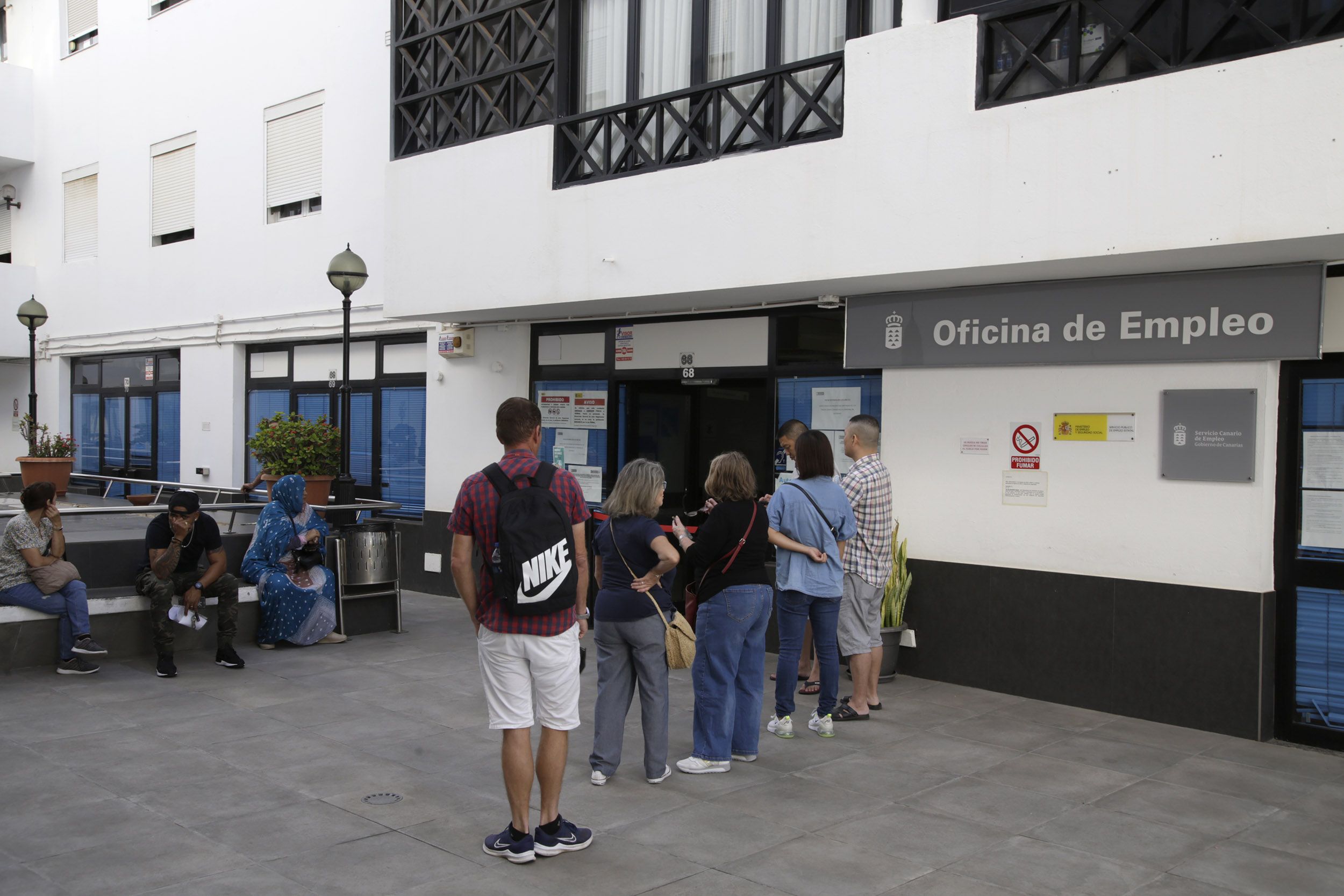 Oficina de Empleo en Lanzarote.  Foto: José Luis Carrasco.