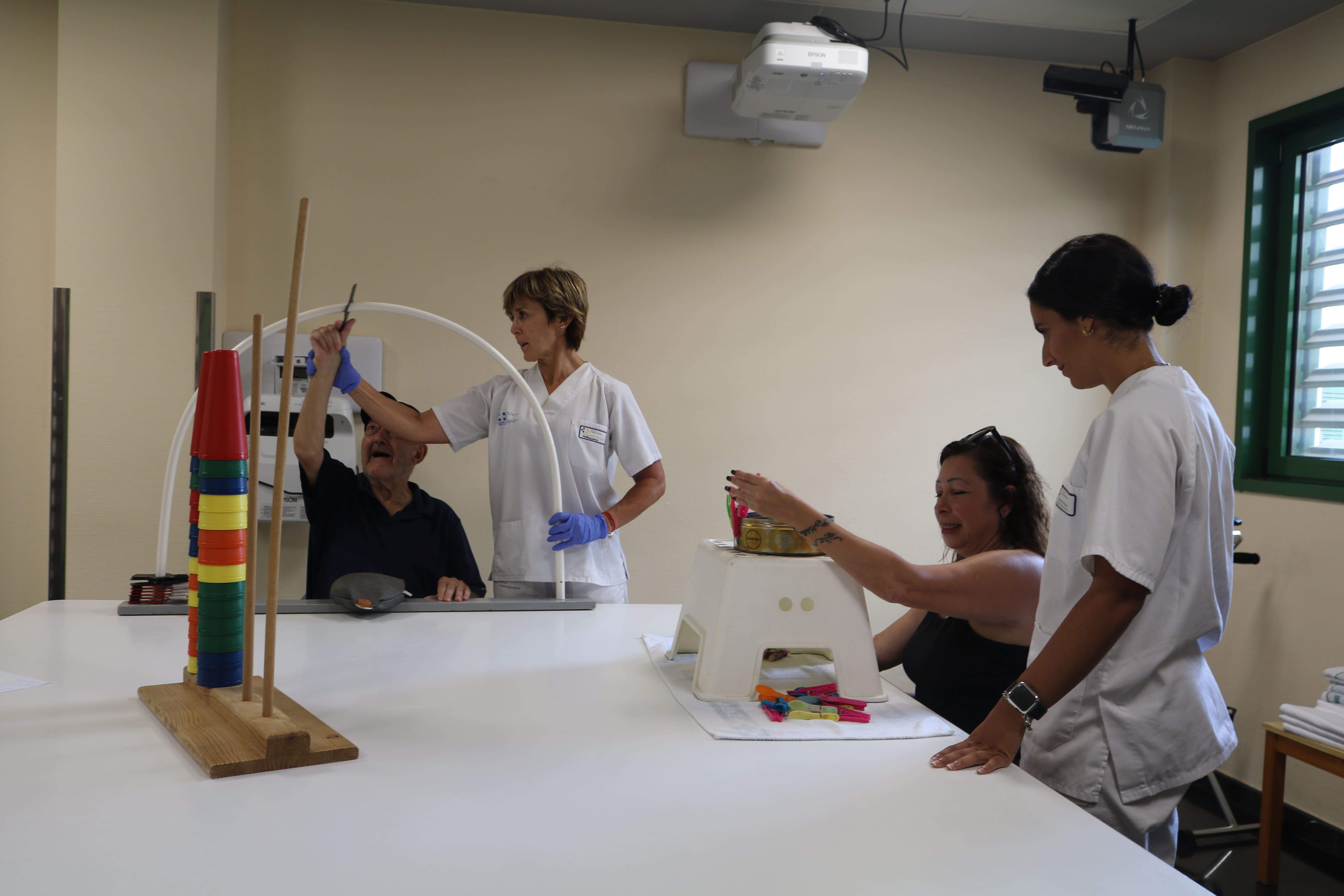 Servicio de Física y Rehabilitación del Molina Orosa. Foto: Consejería de Sanidad.