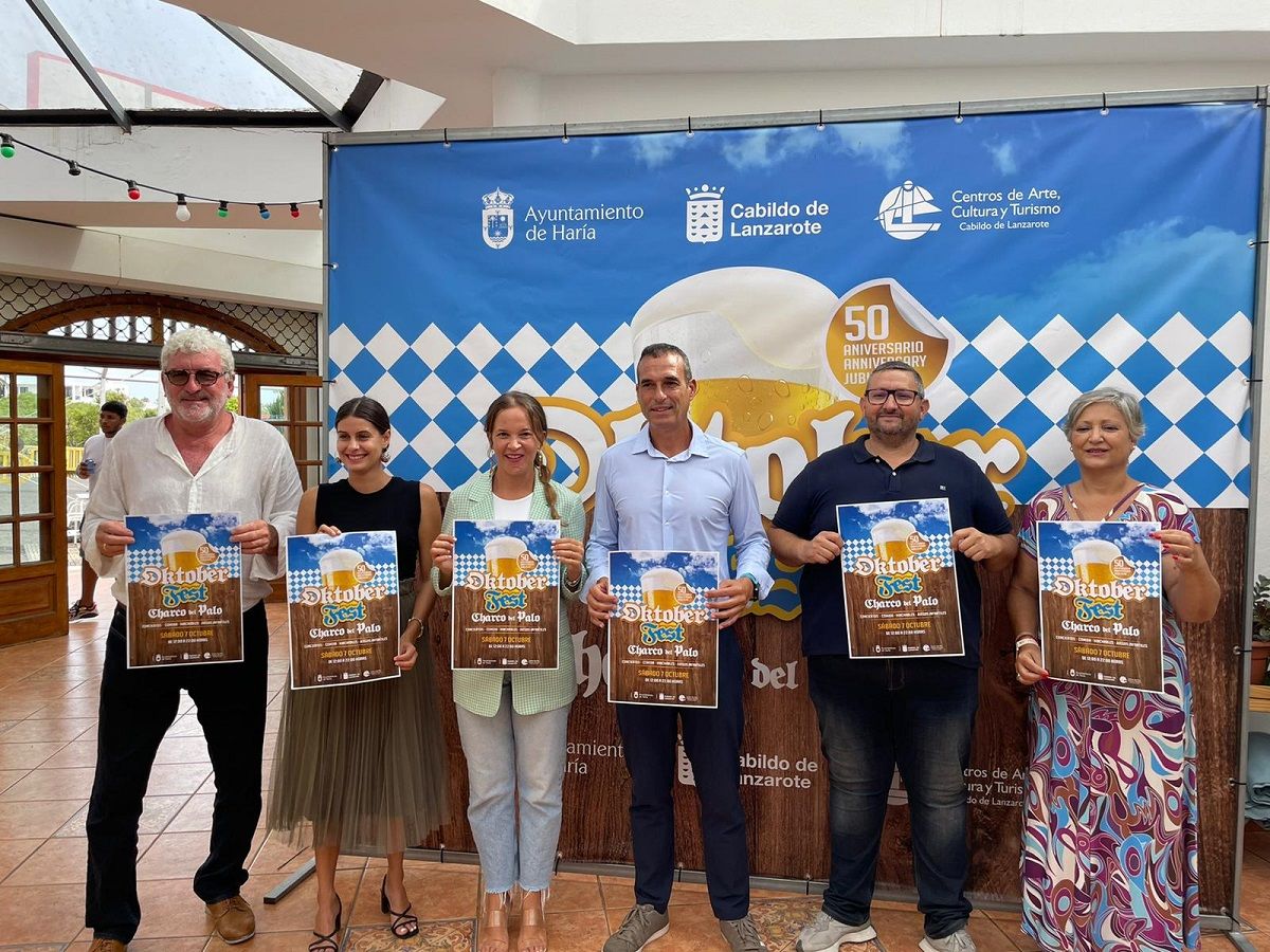 Presentación del festival 'Oktoberfest' en el Charco del Palo