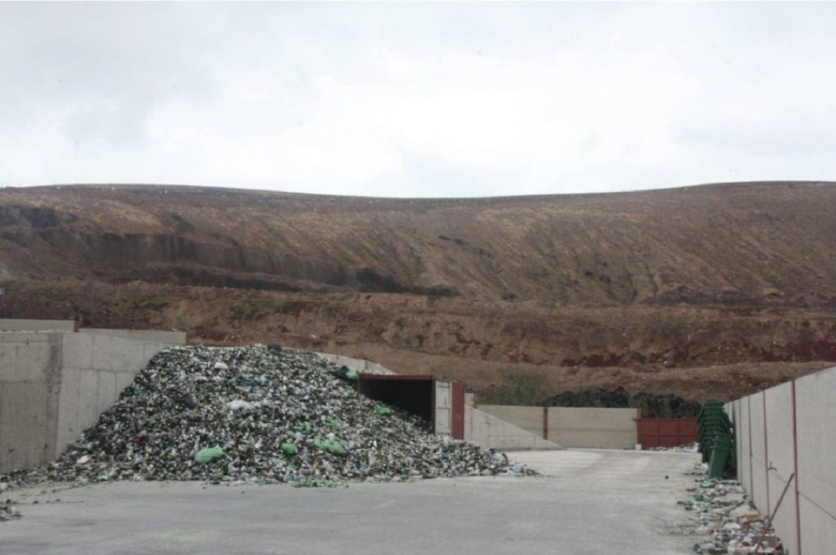 Fallece un trabajador de la empresa ASCAN en un accidente laboral en el vertedero de Zonzamas. Foto: Cedida.