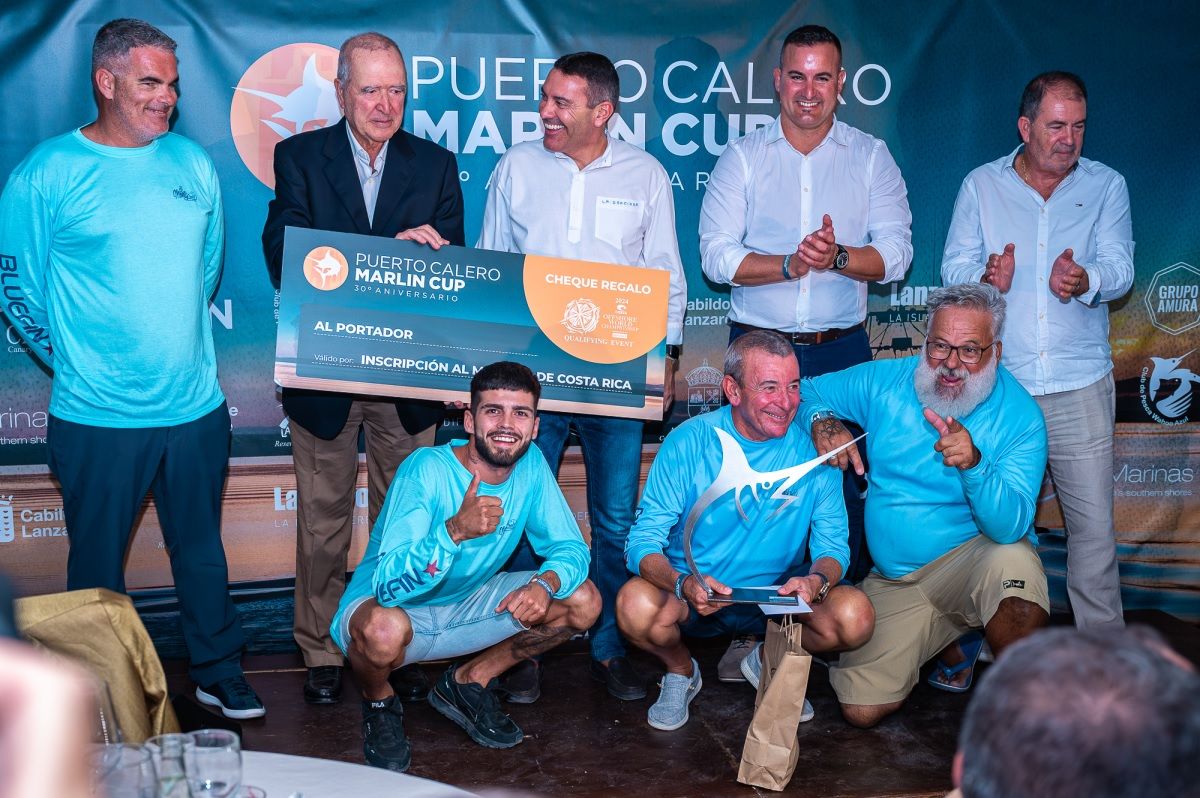 Los ganadores de Torneo de Pesca 'Marlin Cup Puerto Calero 2023'