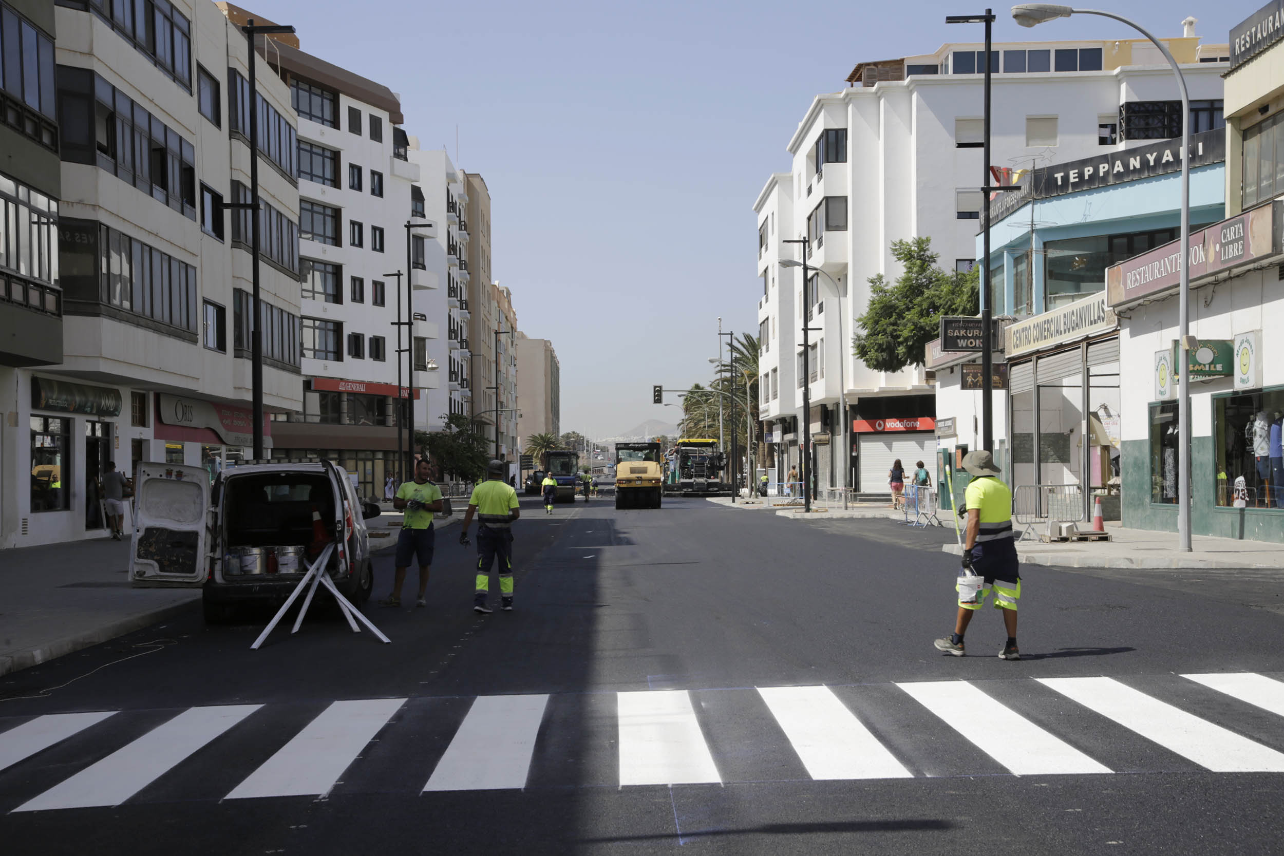 Asfaltado de la calle Manolo Millares. Fotos: José Luis Carrasco. Asfaltado de la calle Manolo Millares. Fotos: José Luis Carrasco.