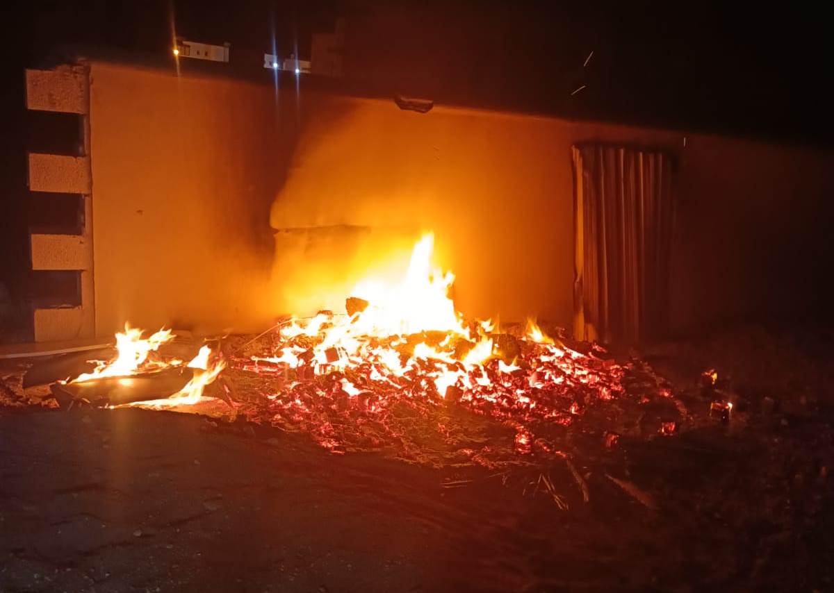 Incendio Playa Blanca