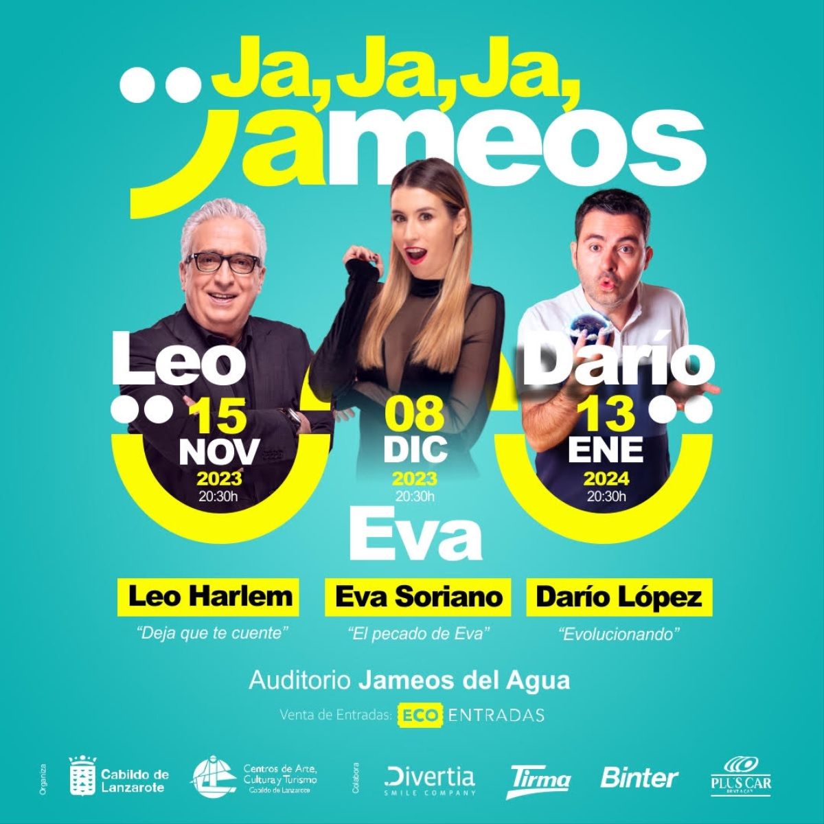 Cartel del festival Ja, ja, ja, Jameos