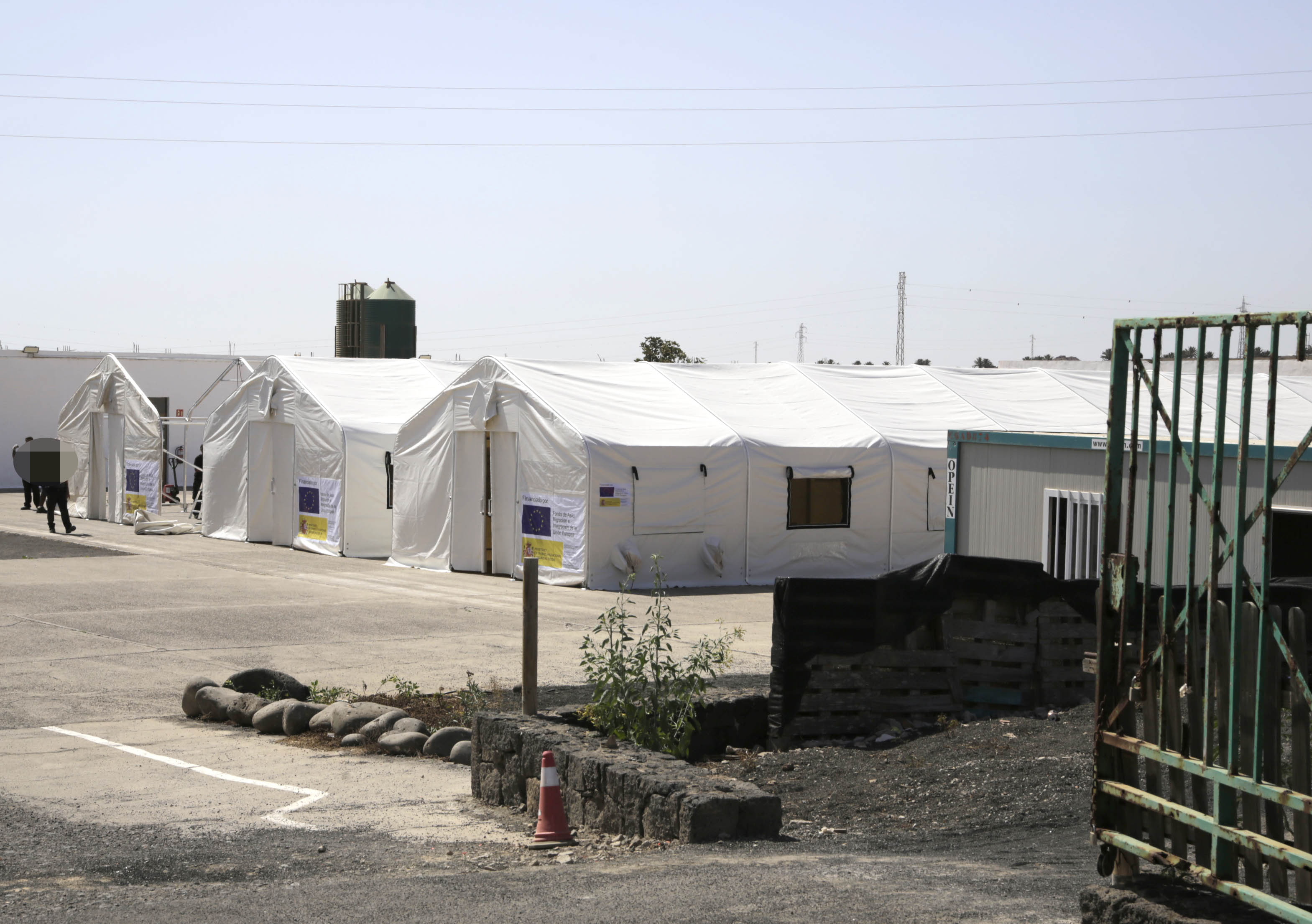 Centro de acogida de extranjeros de Montaña Mina. Foto: José Luis Carrasco.