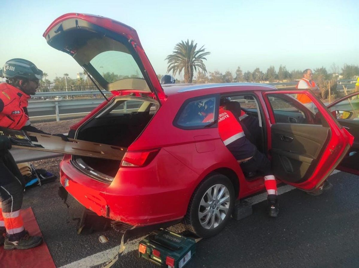 Accidente múltiple en la autovía