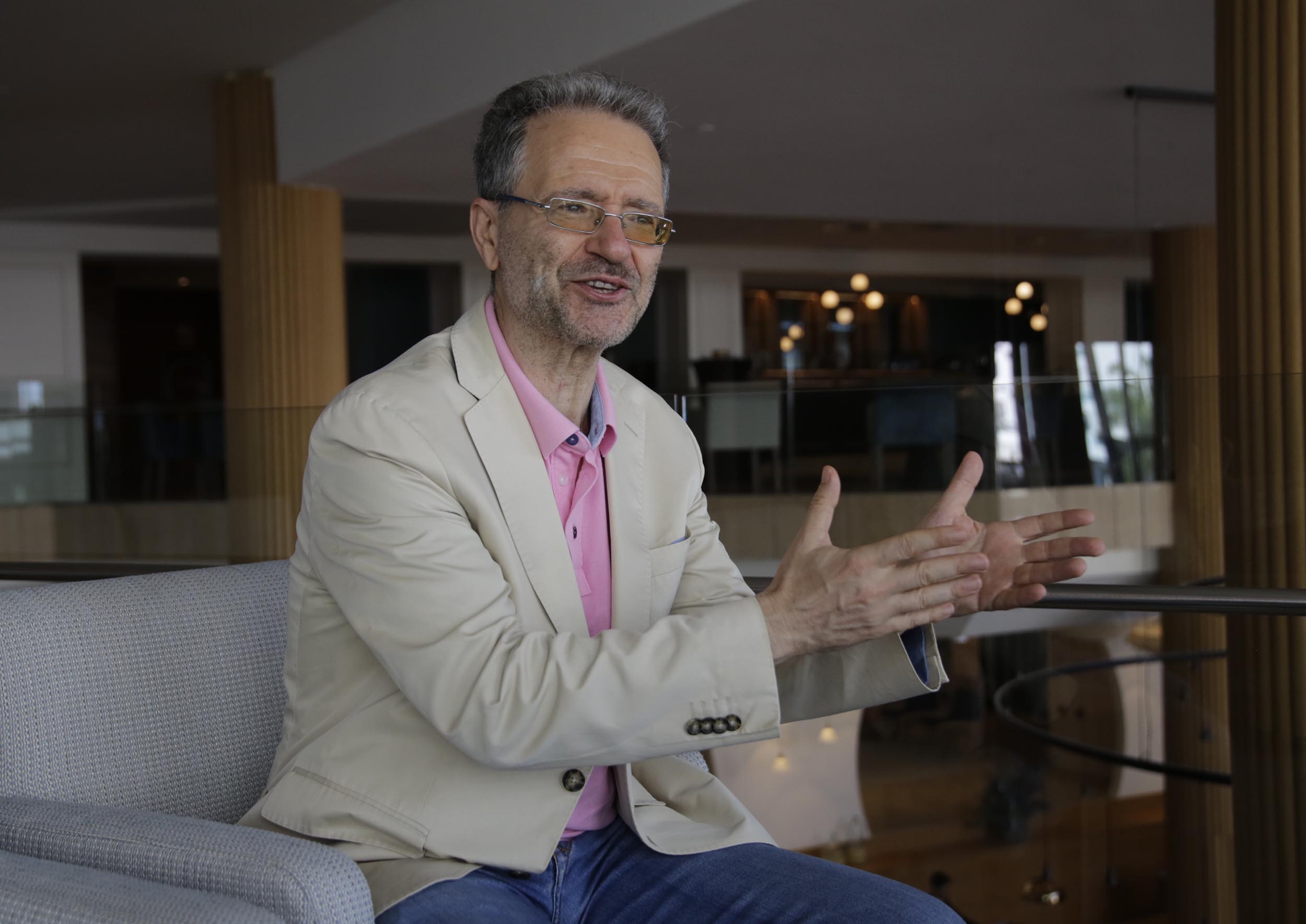 The Professor of Labor Law and Social Security, Cristóbal Molina. Photo: José Luis Carrasco.