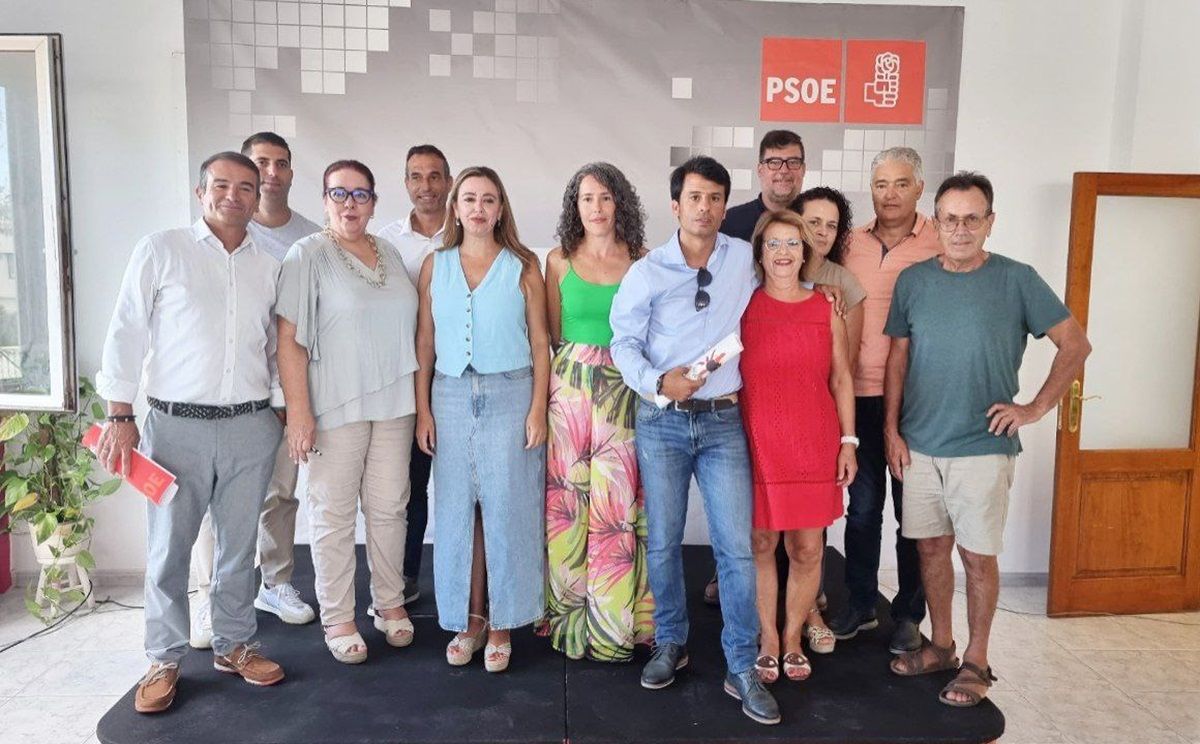 El PSOE de Lanzarote en rueda de prensa 