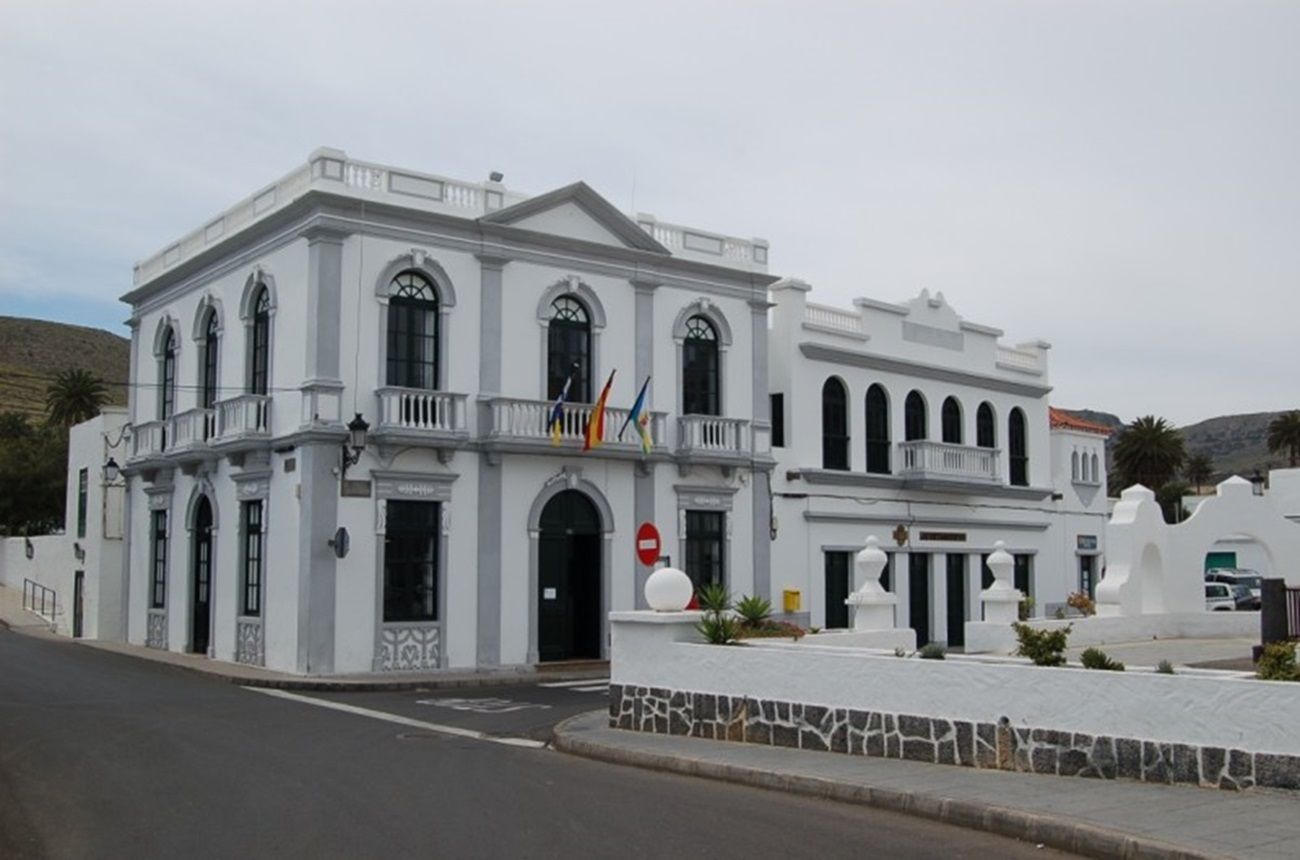 Fachada del Ayuntamiento de Haría