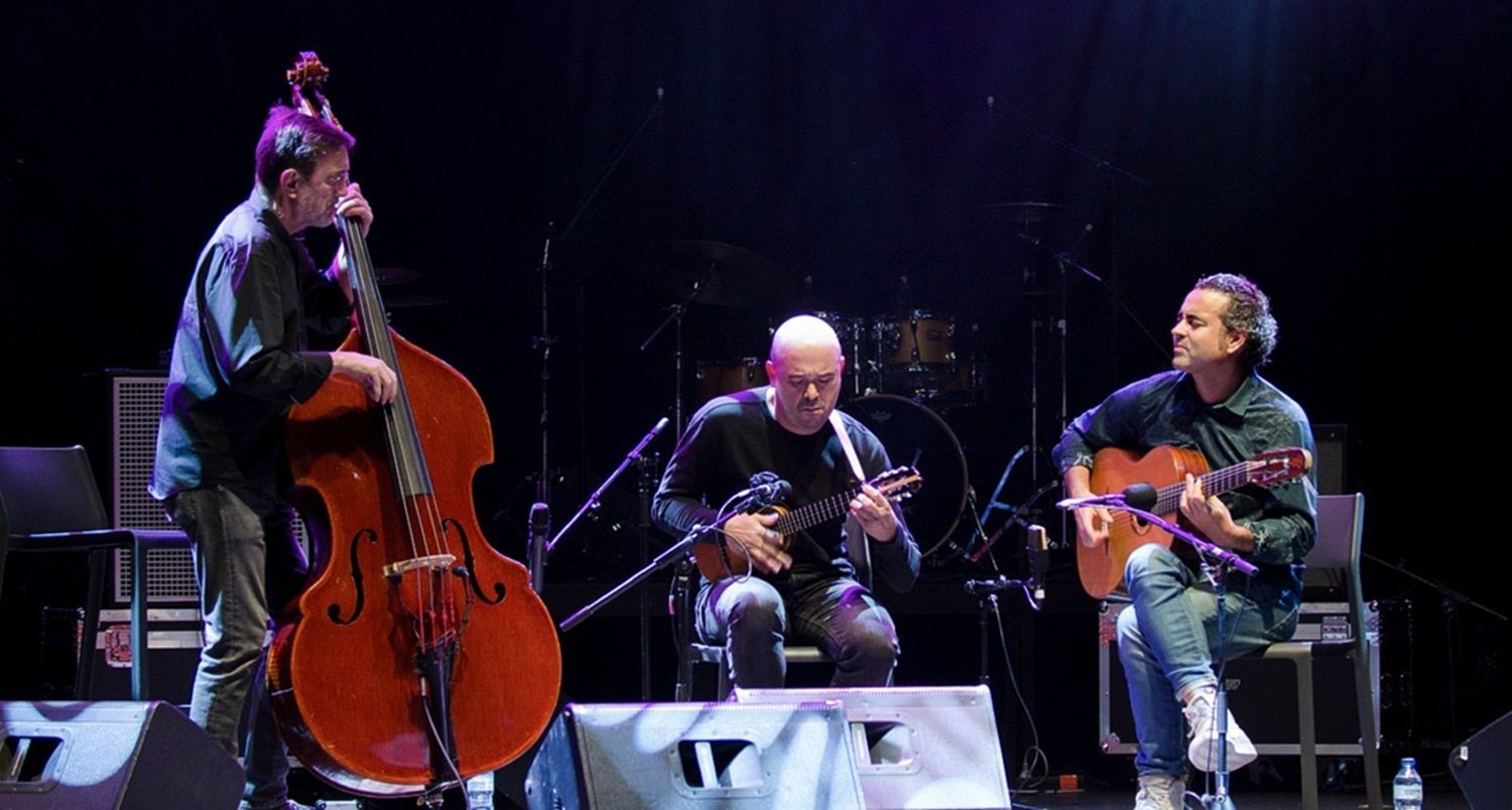 El grupo en el concierto de su álbum 'Guiguan'