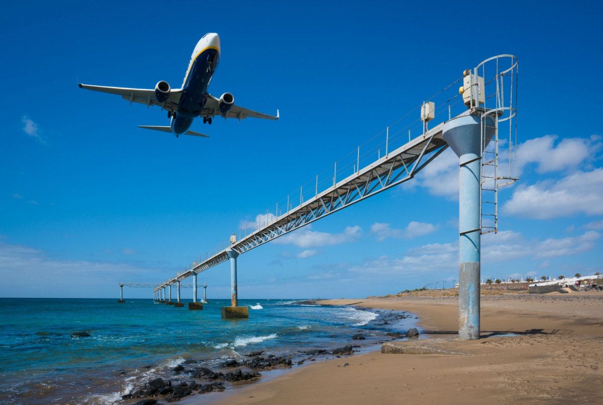 Avión en Lanzarote