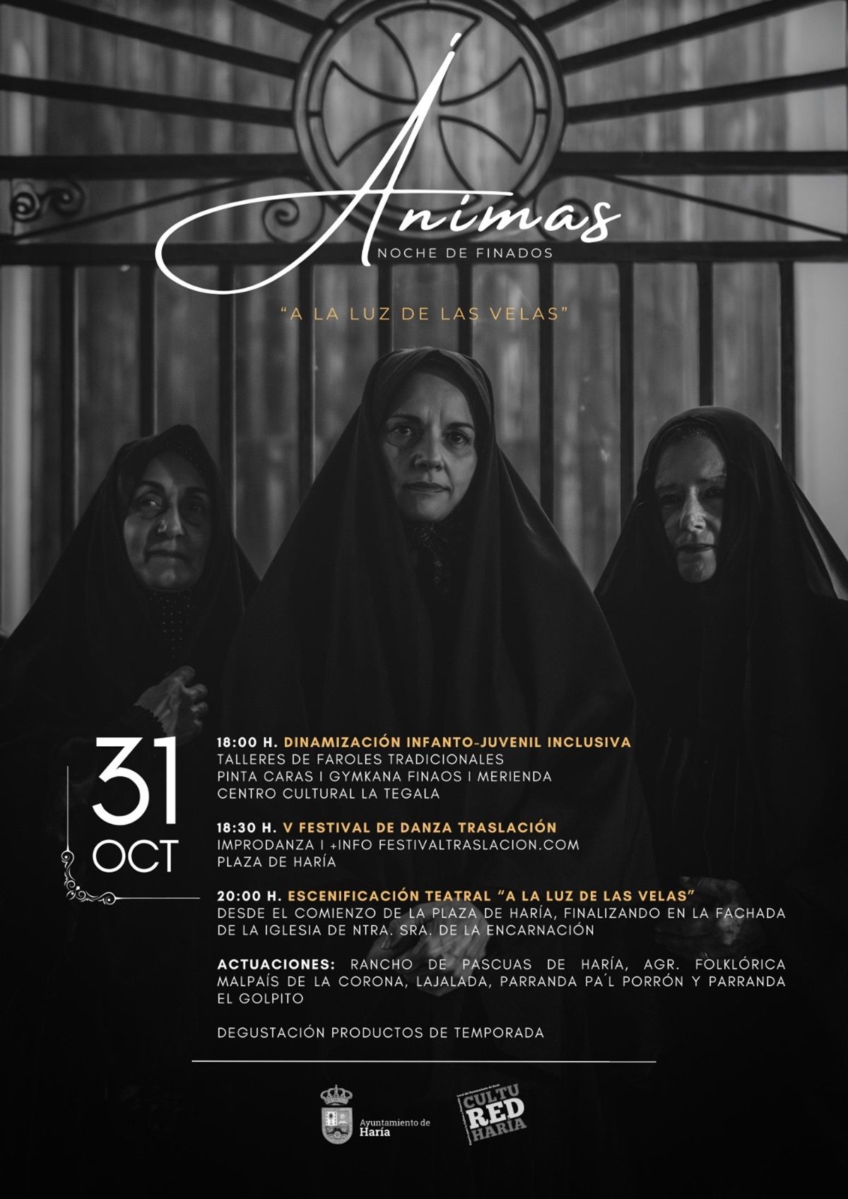 Cartel de la 'Noche de Finaos en Haría